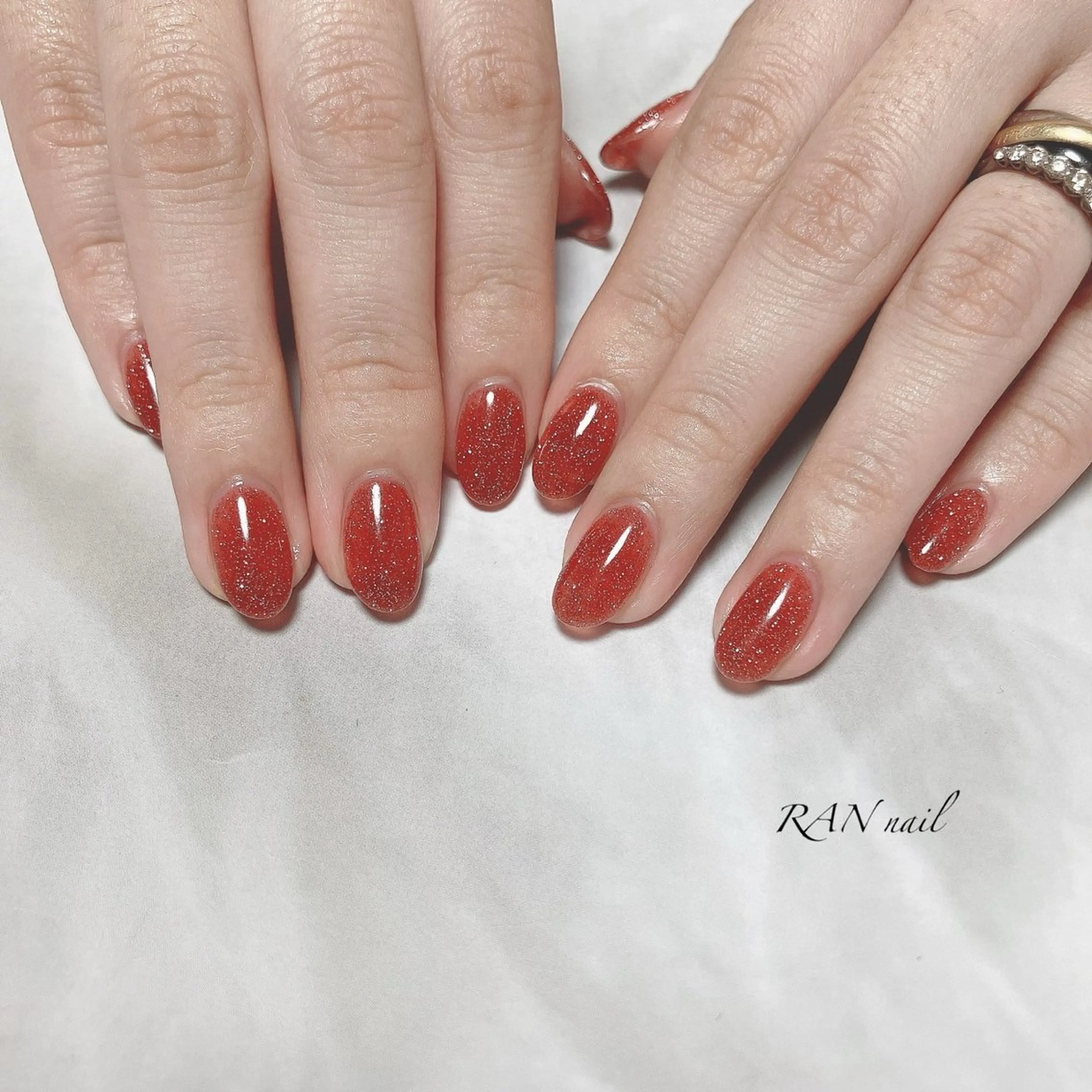 ネイル キラキラネイル ワンカラーネイル シンプルネイル 夏ネイル ハンドネイル フットネイル RAN nail 〜ランネイル〜所属・RAN nailのネイルデザイン