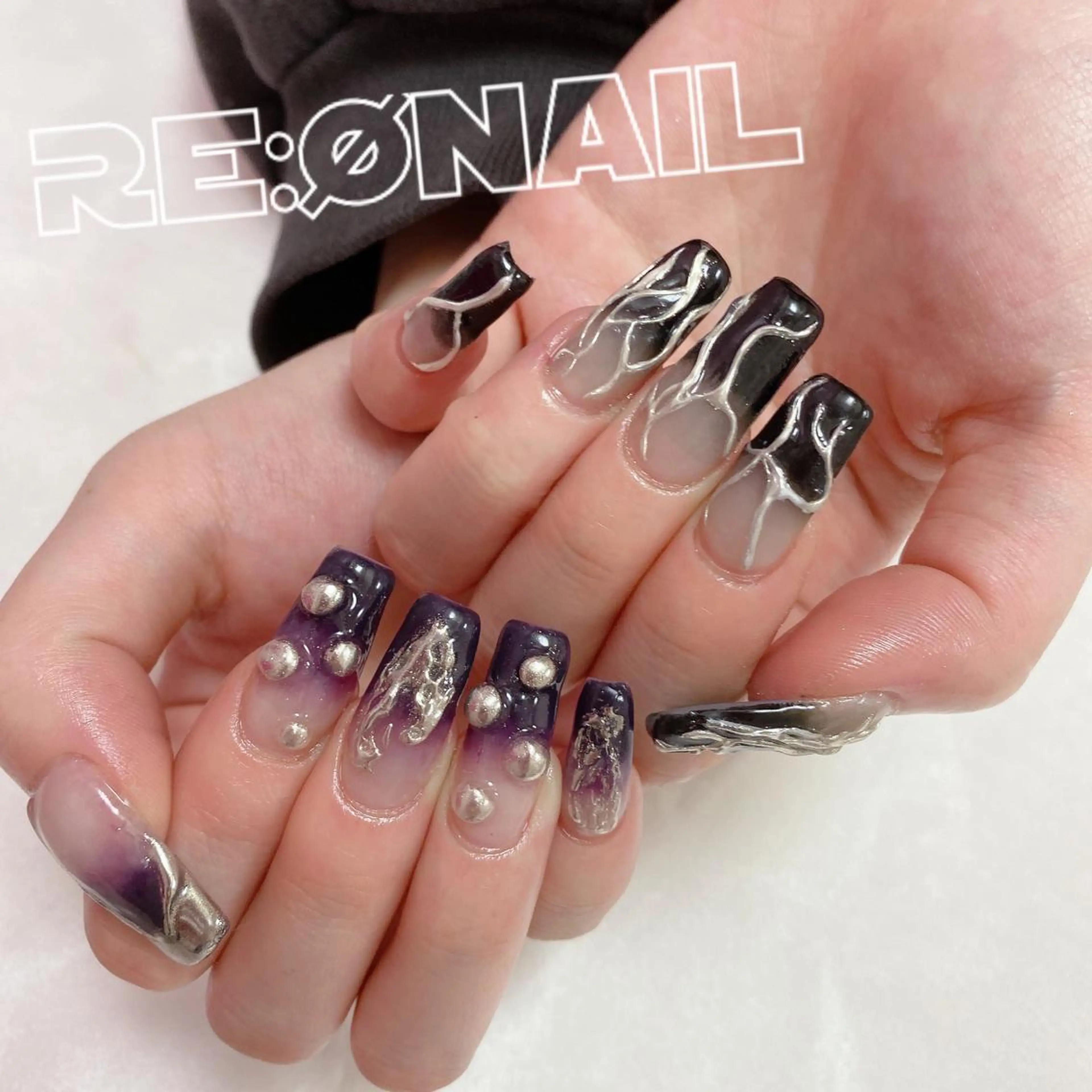 ネイル ハンドネイル Re:Ø nail 🩵TSUJIのネイルデザイン