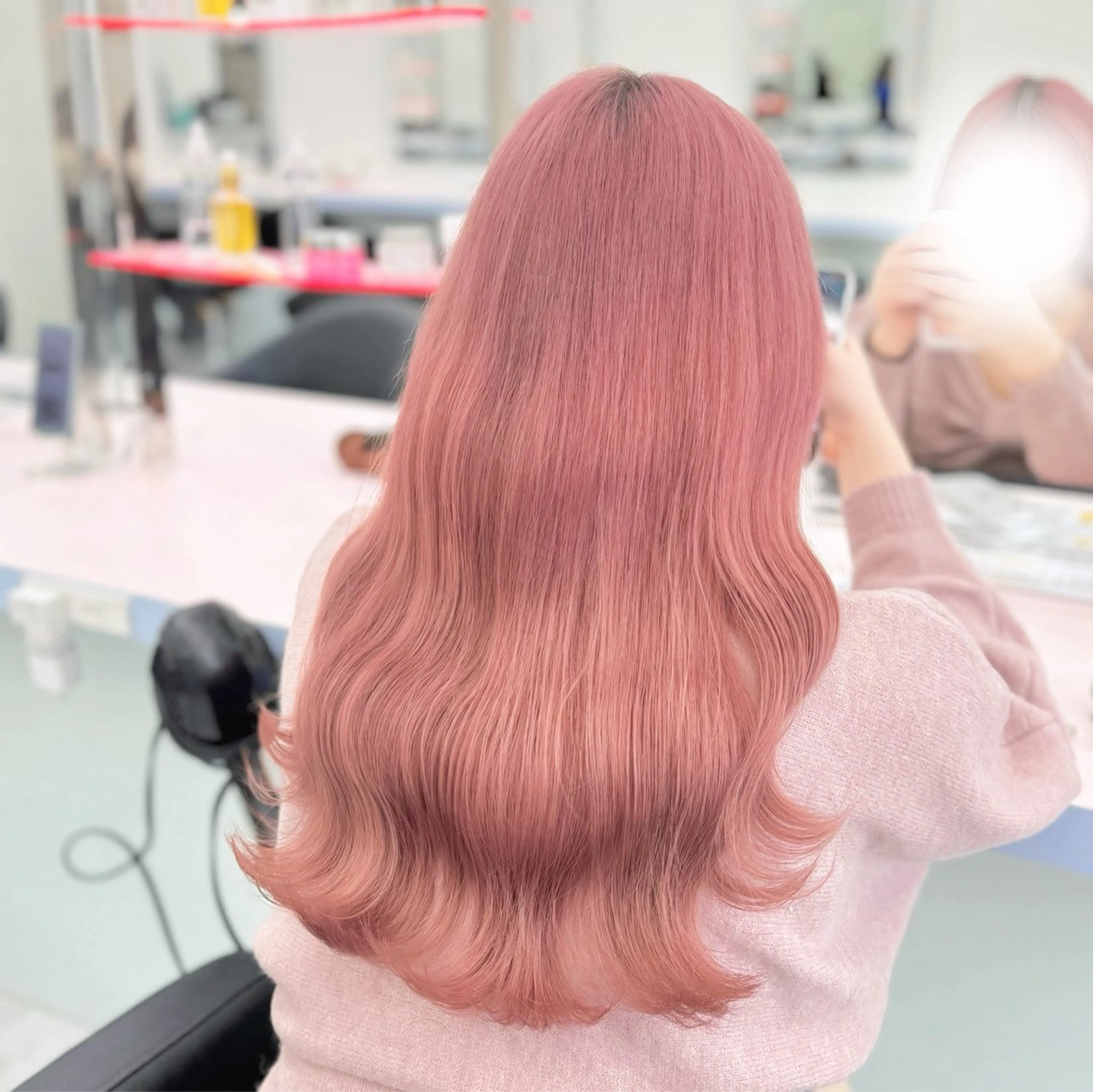 ロング カラー ヘアアレンジ 💘Risa💘/ミ ルクティ/ハイトーンのヘアスタイル