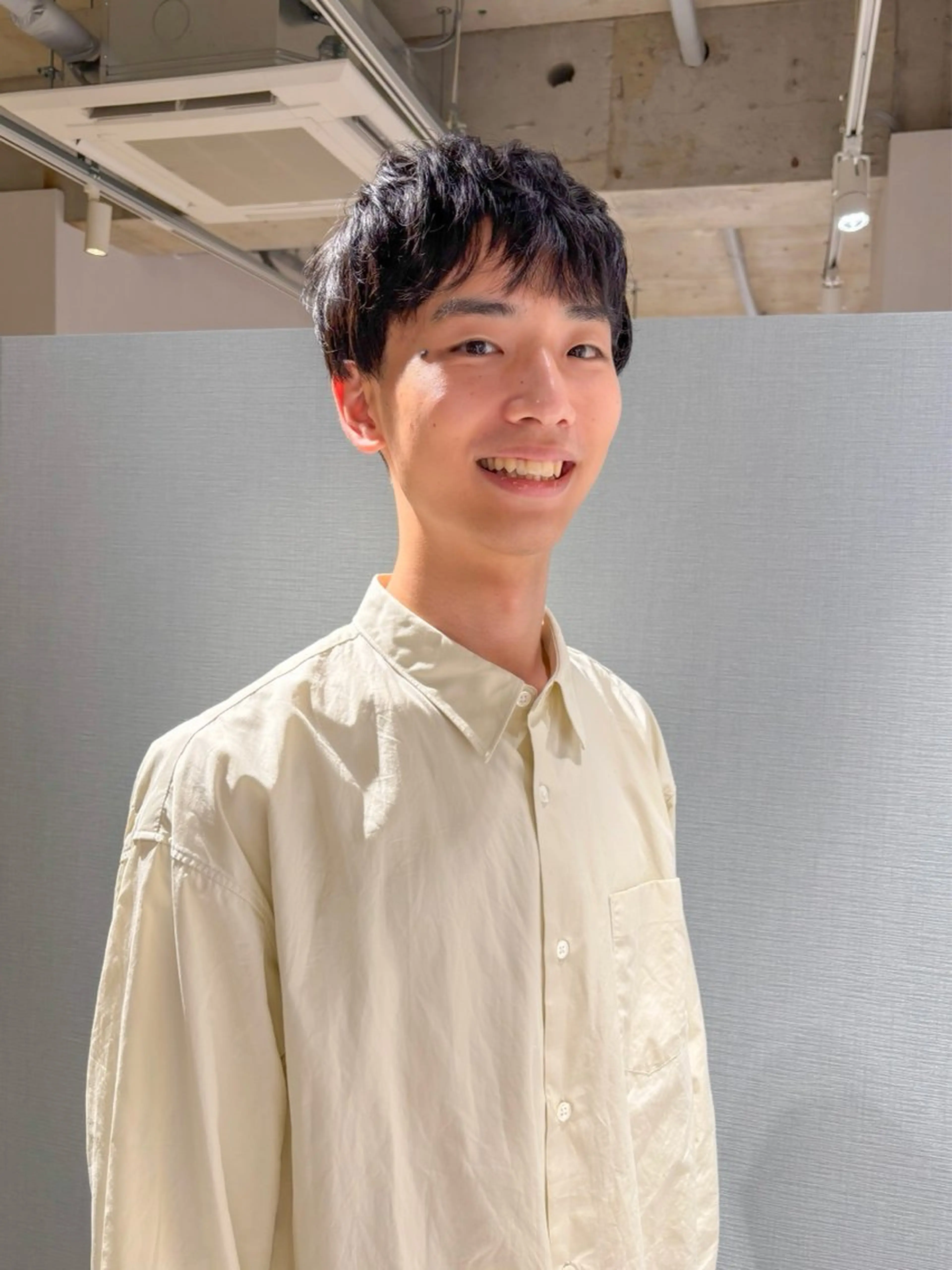 メンズ アイブロウ 刈り上げ Kaho🌼/メンズ ニュアンスパーマのヘアスタイル