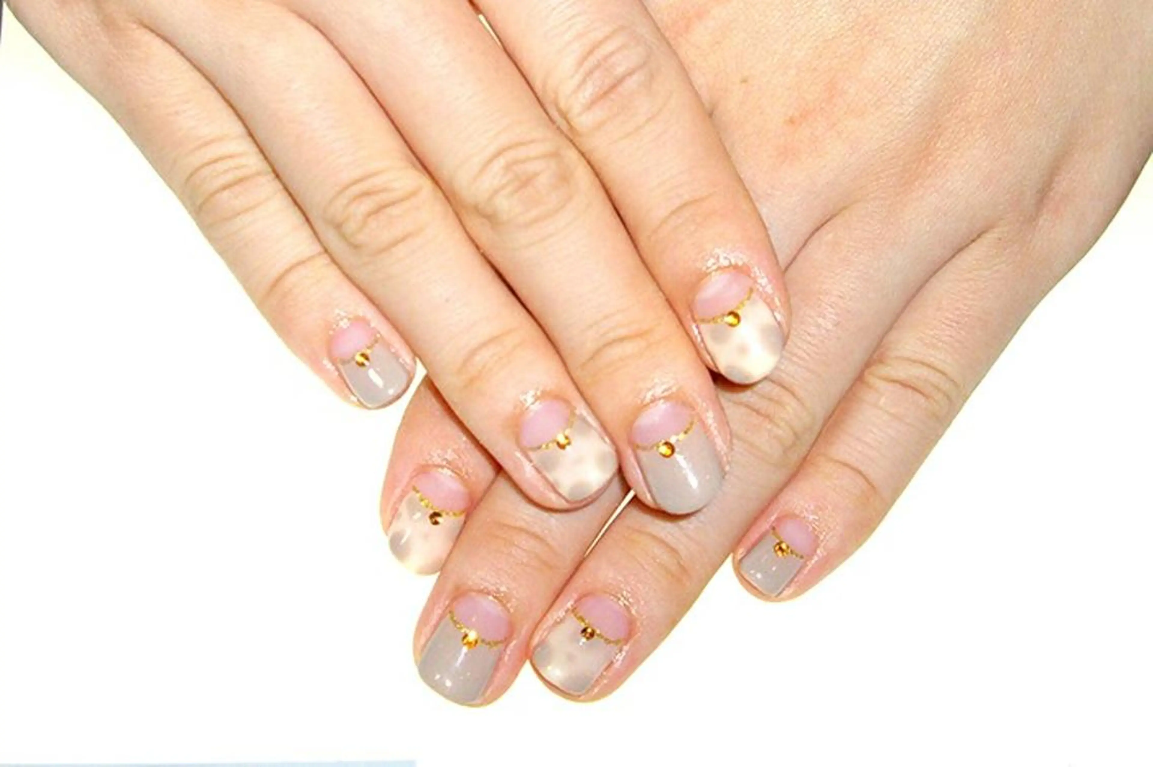 ネイル アートネイル シンプルネイル ストーンネイル 藤野 智美のネイルデザイン