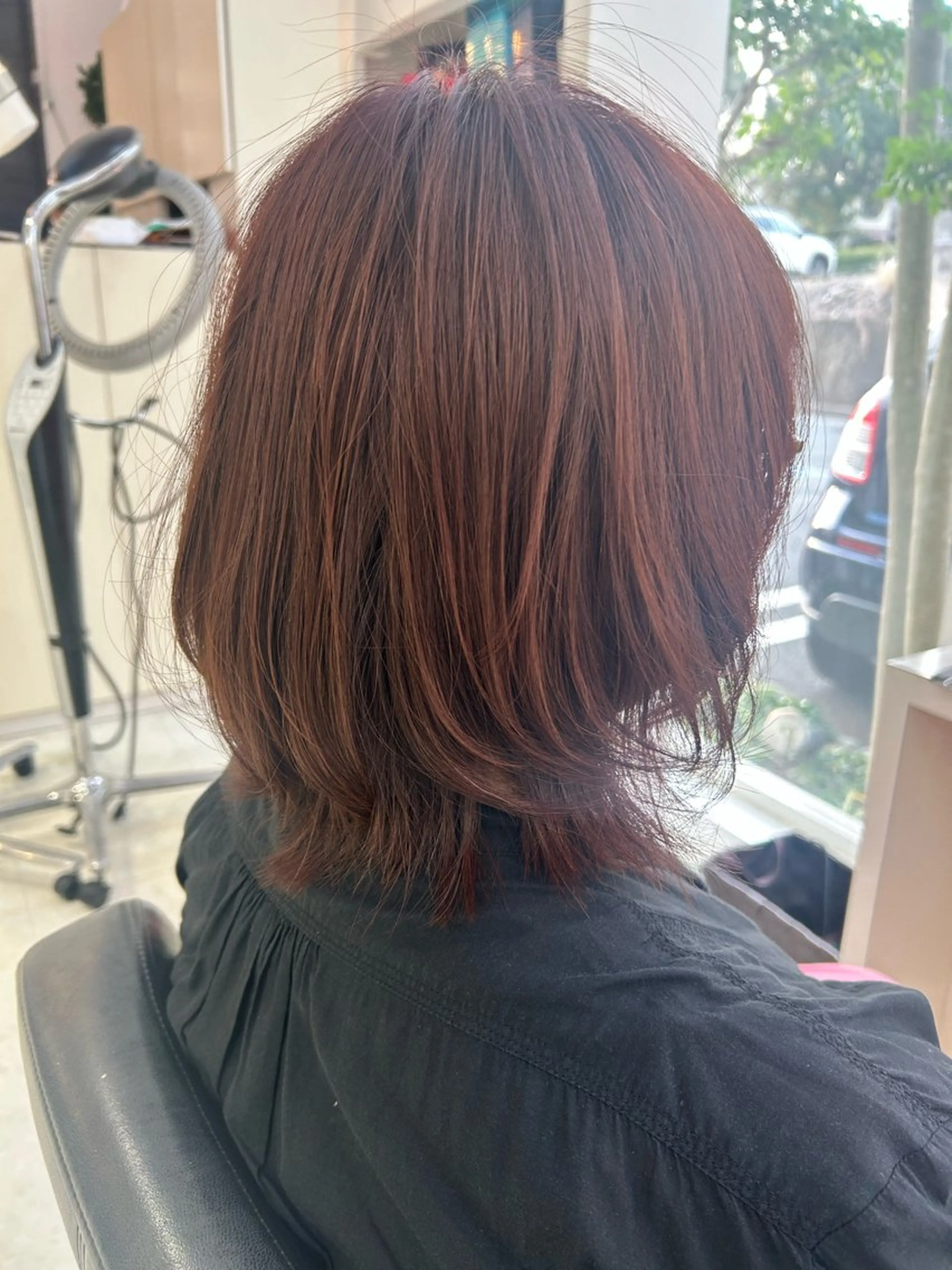ミディアム カラー 若松 絵美のヘアスタイル
