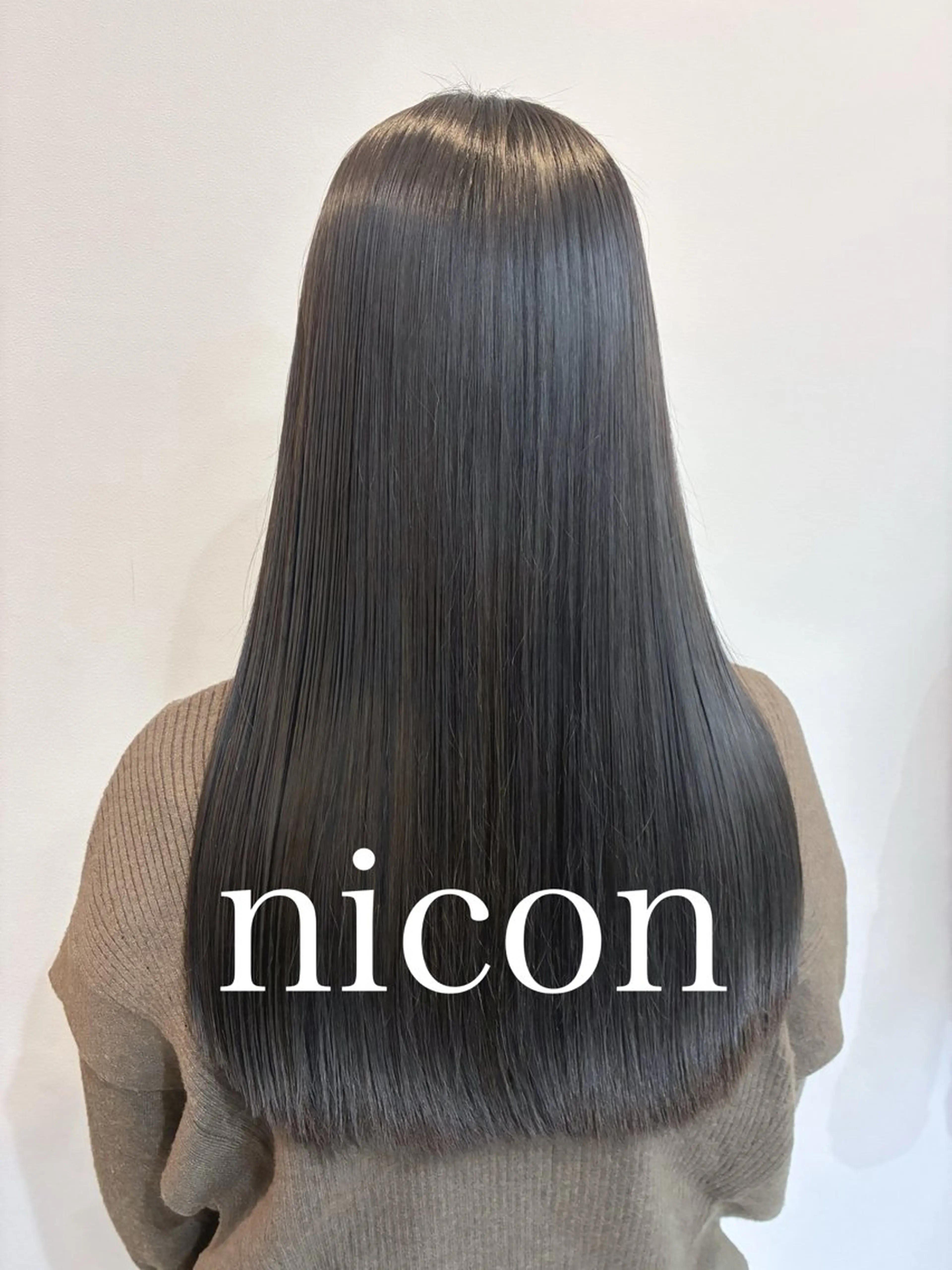 ロング カット ヘアカラー トリートメント ヘッドスパ 髪質改善 髪質改善カラーのヘアスタイル