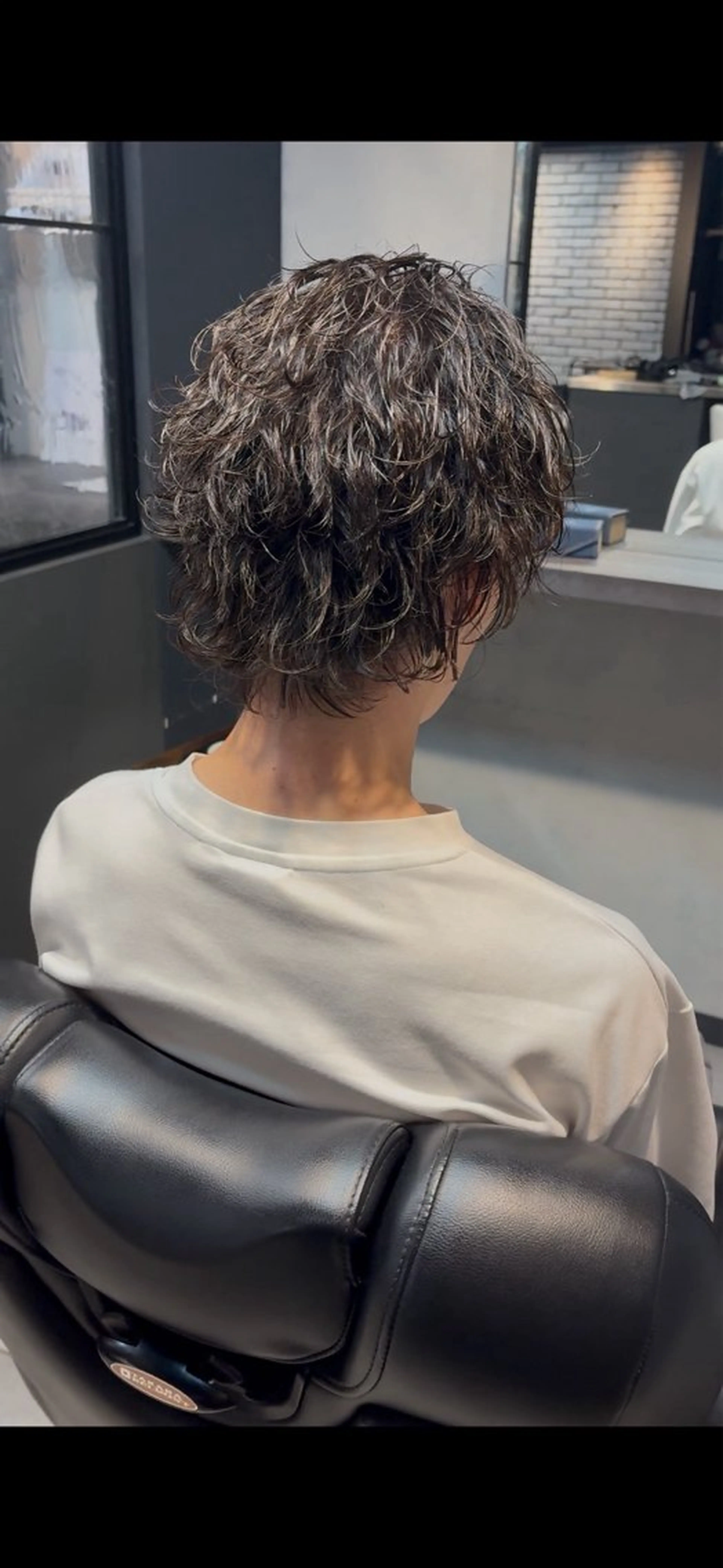 ミディアム カット パーマ 鈴木結花/立川美容師 /お悩み解決型美容師のヘアスタイル