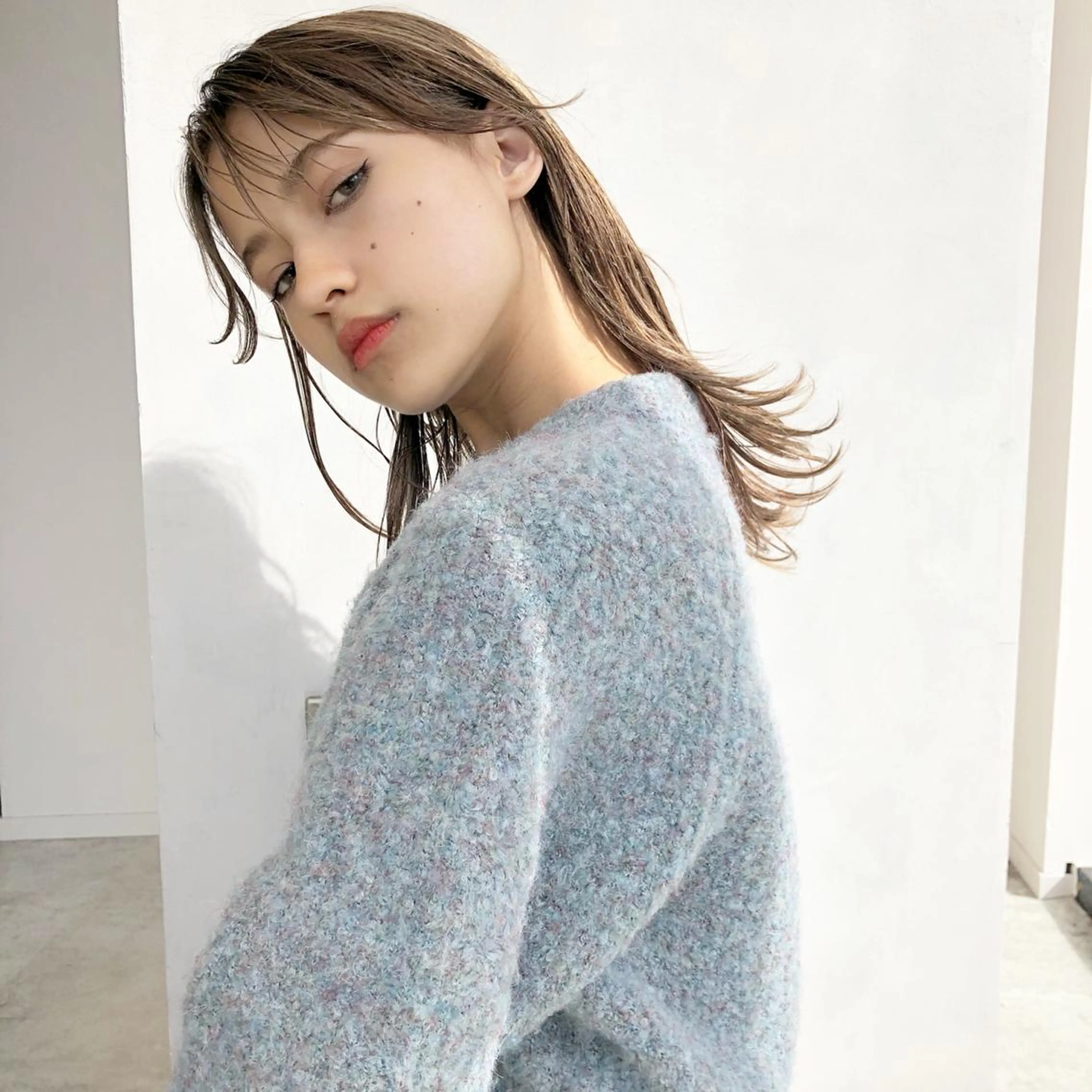 ミディアム カラー マツエク・マツパ 切りっぱなしボブ ショートボブ ボブ 外ハネヘア カット ヘアカラー トリートメント 🌸ハイトーン 新田　廉 🌸のヘアスタイル