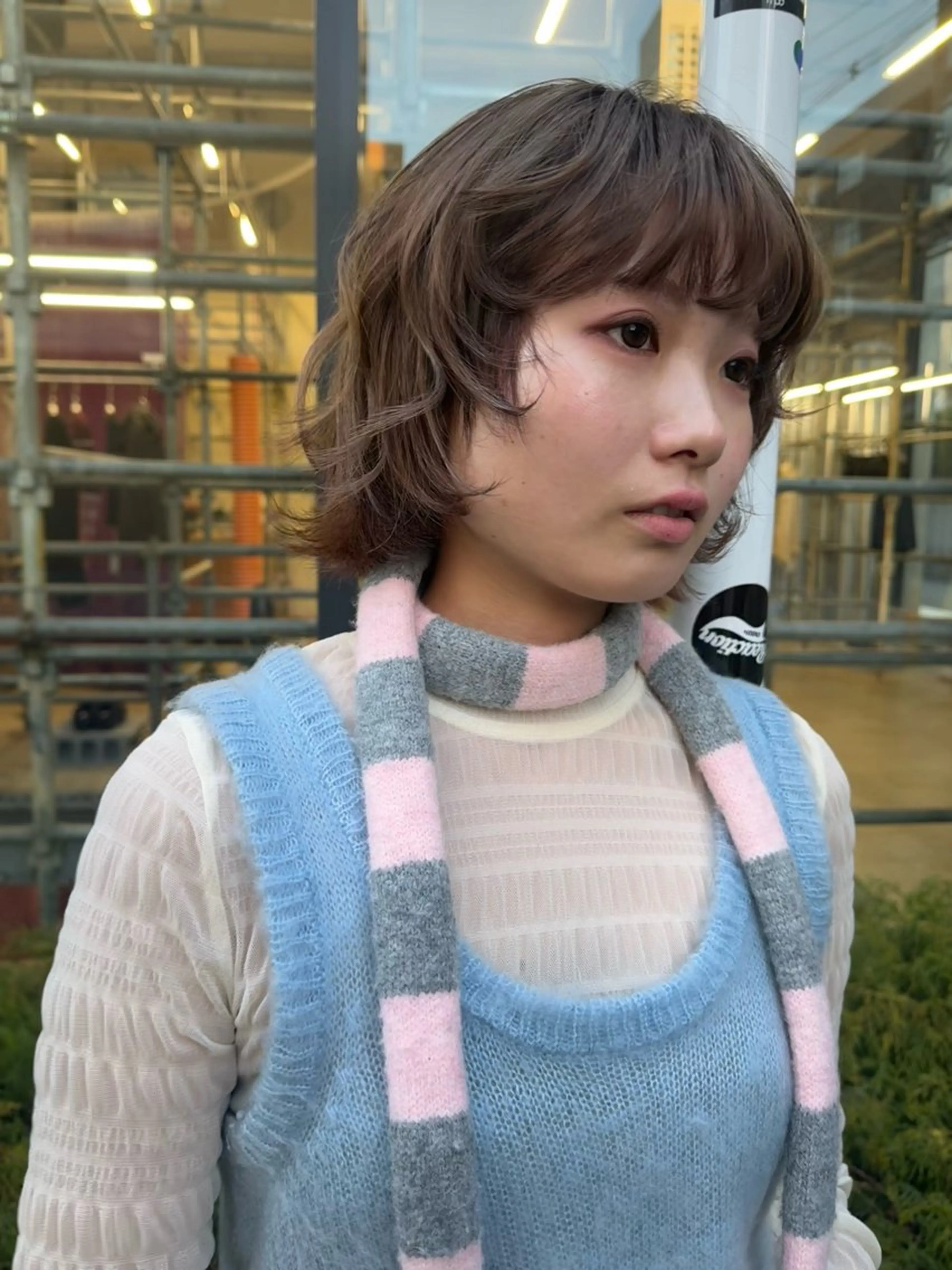 ミディアム ボブレイヤー ボブ レイヤーカット カット レイヤーカット 🫒natsuのヘアスタイル