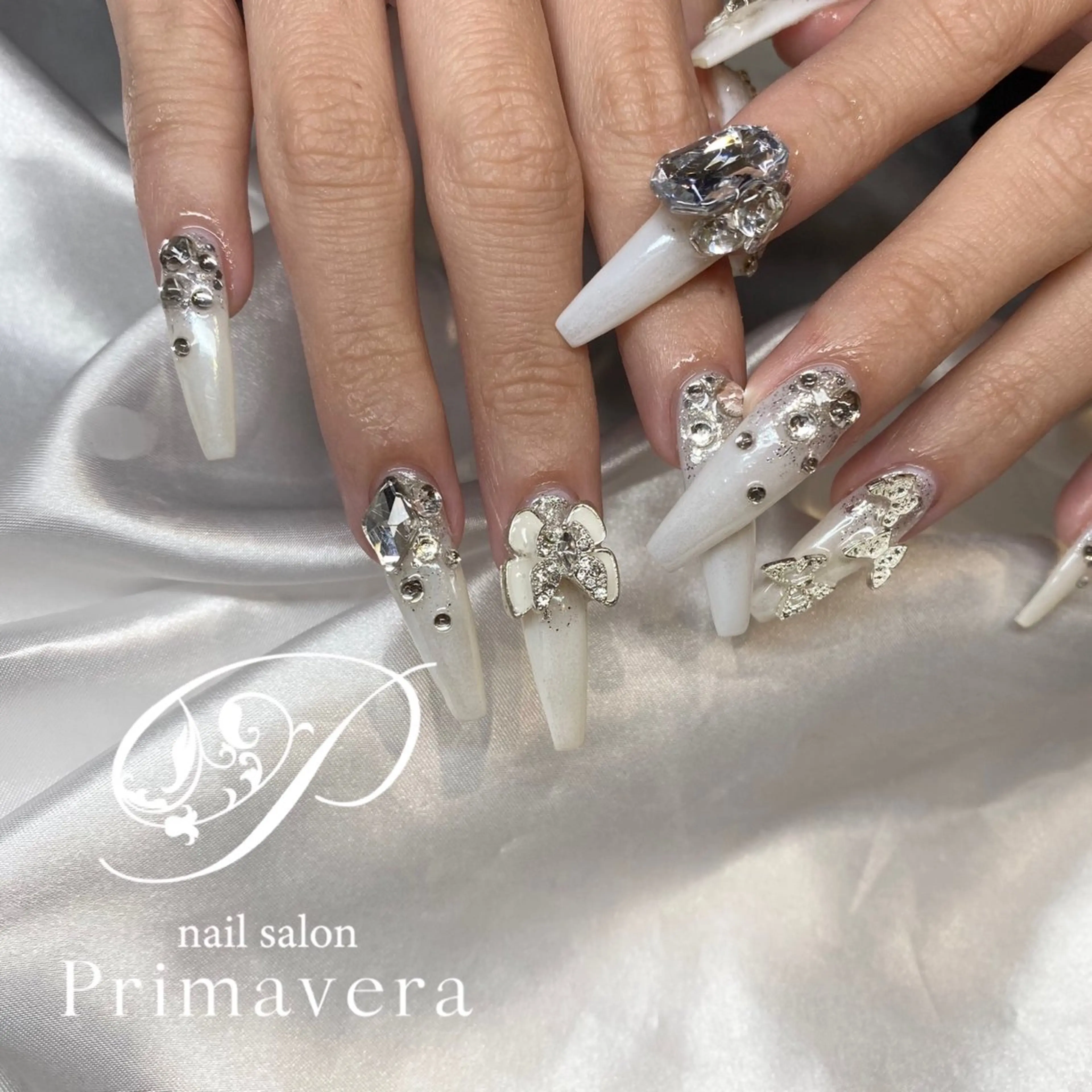 ネイル ハンドネイル Primavera 新横浜🤍美フォルムのネイルデザイン