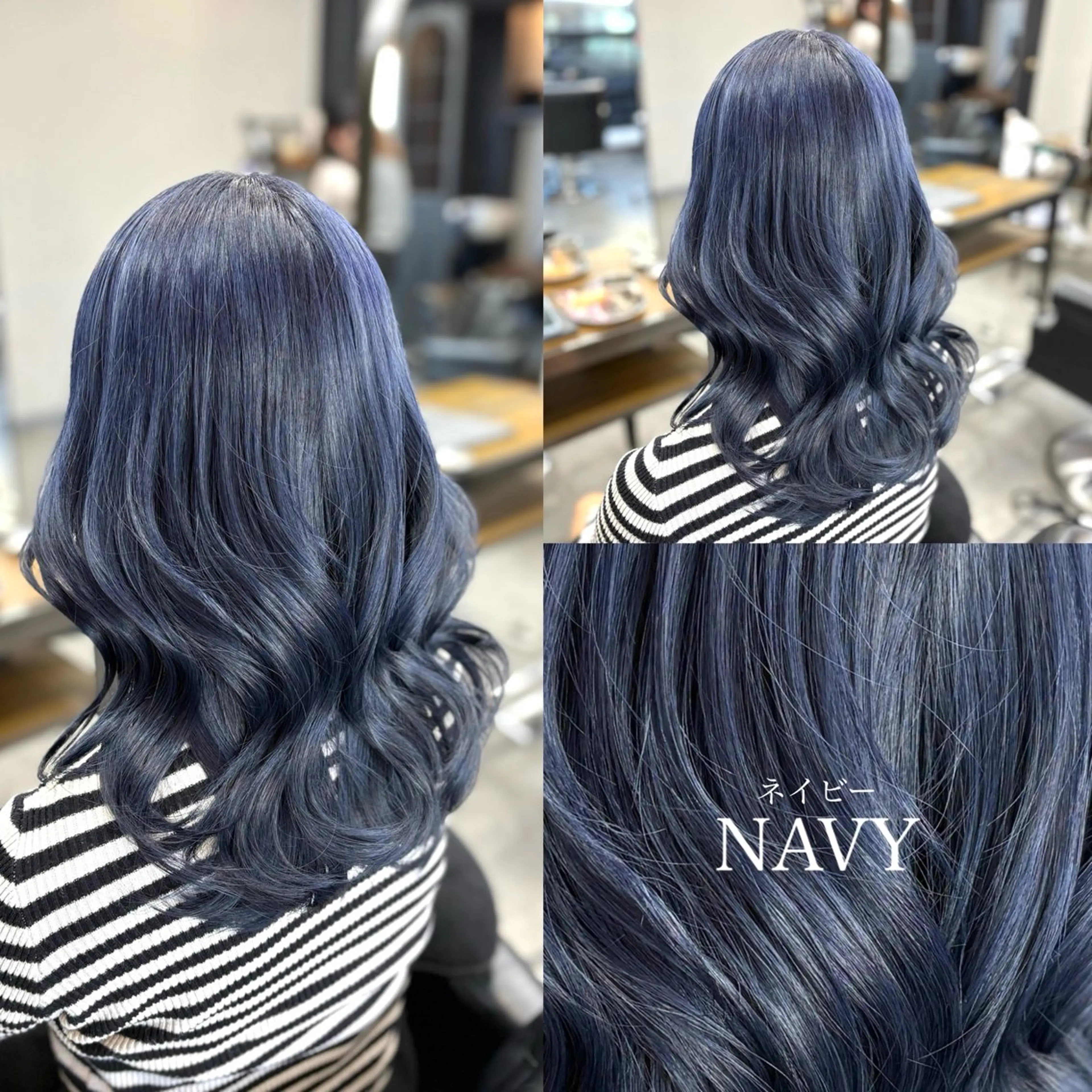 セミロング カラー ブリーチ 縮毛矯正 ヘアカラー 韓国風・透明感カラー 💫ami💫のヘアスタイル