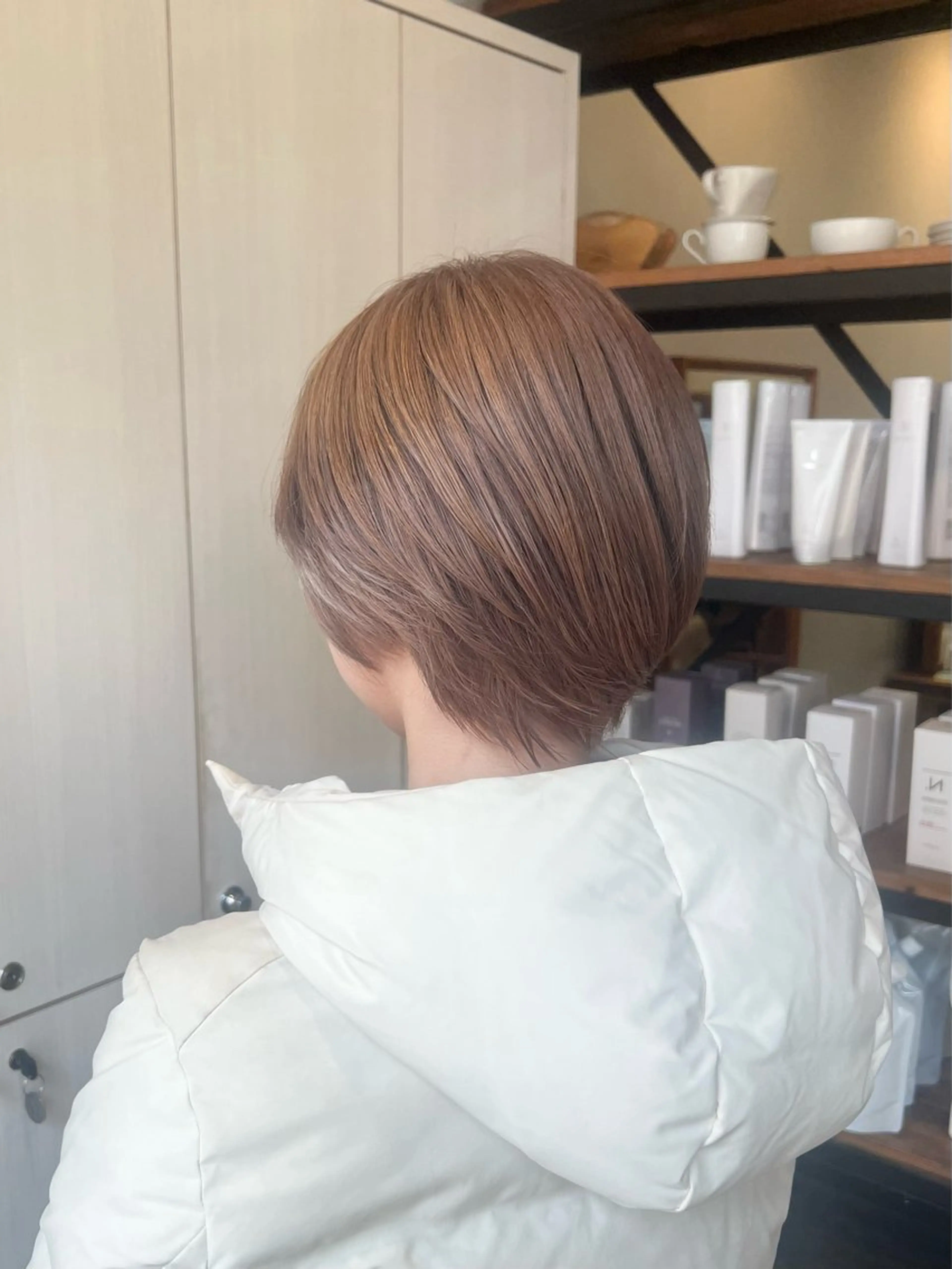 カラー ベージュカラー ブリーチ ヘアカラー きむら なみか🪐のヘアスタイル