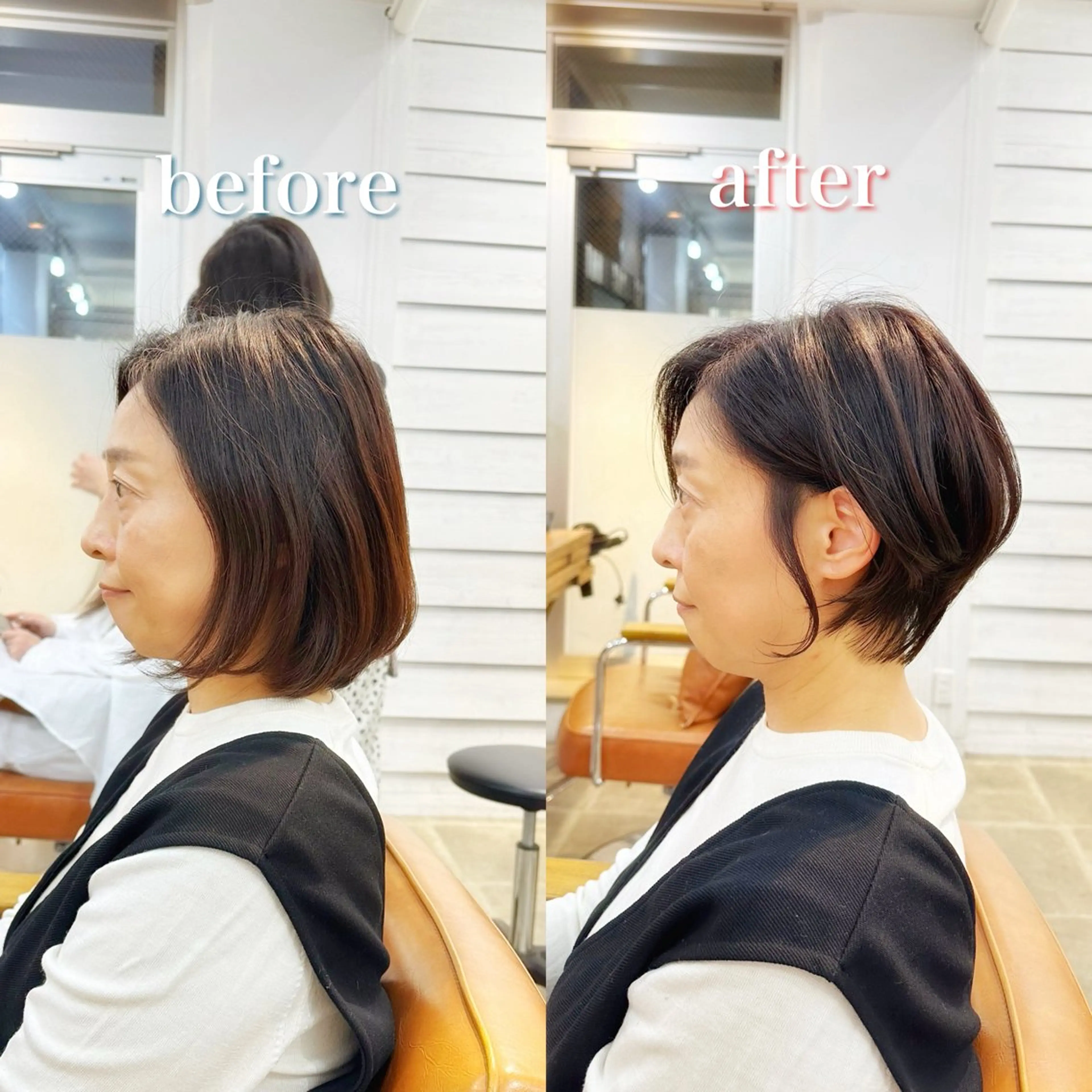 ショート newline銀座所属・👑銀座ショート/ 絶壁補正/金子涼👑のヘアスタイル