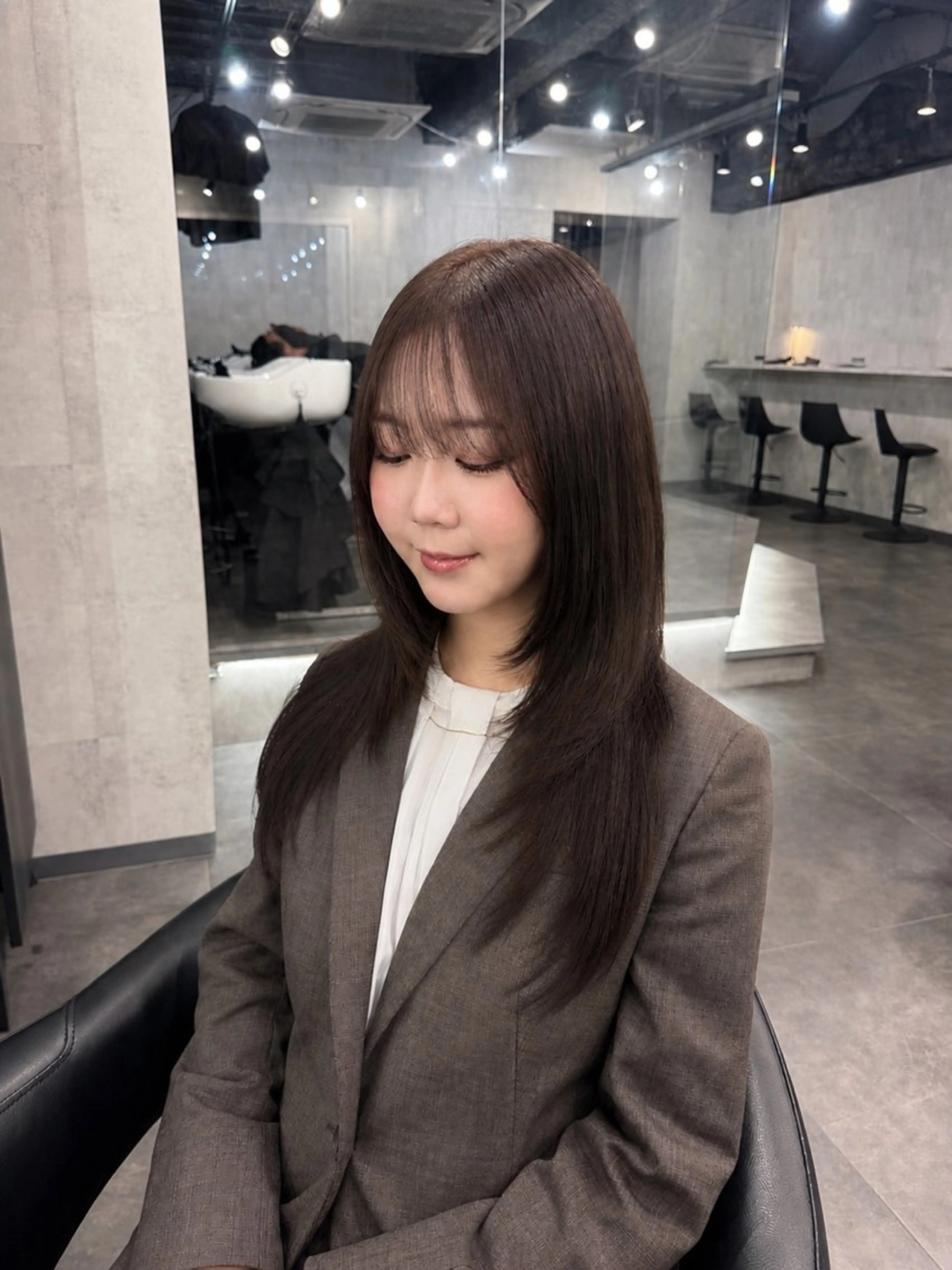 ロング 艶髪レイヤー AZUSAのヘアスタイル
