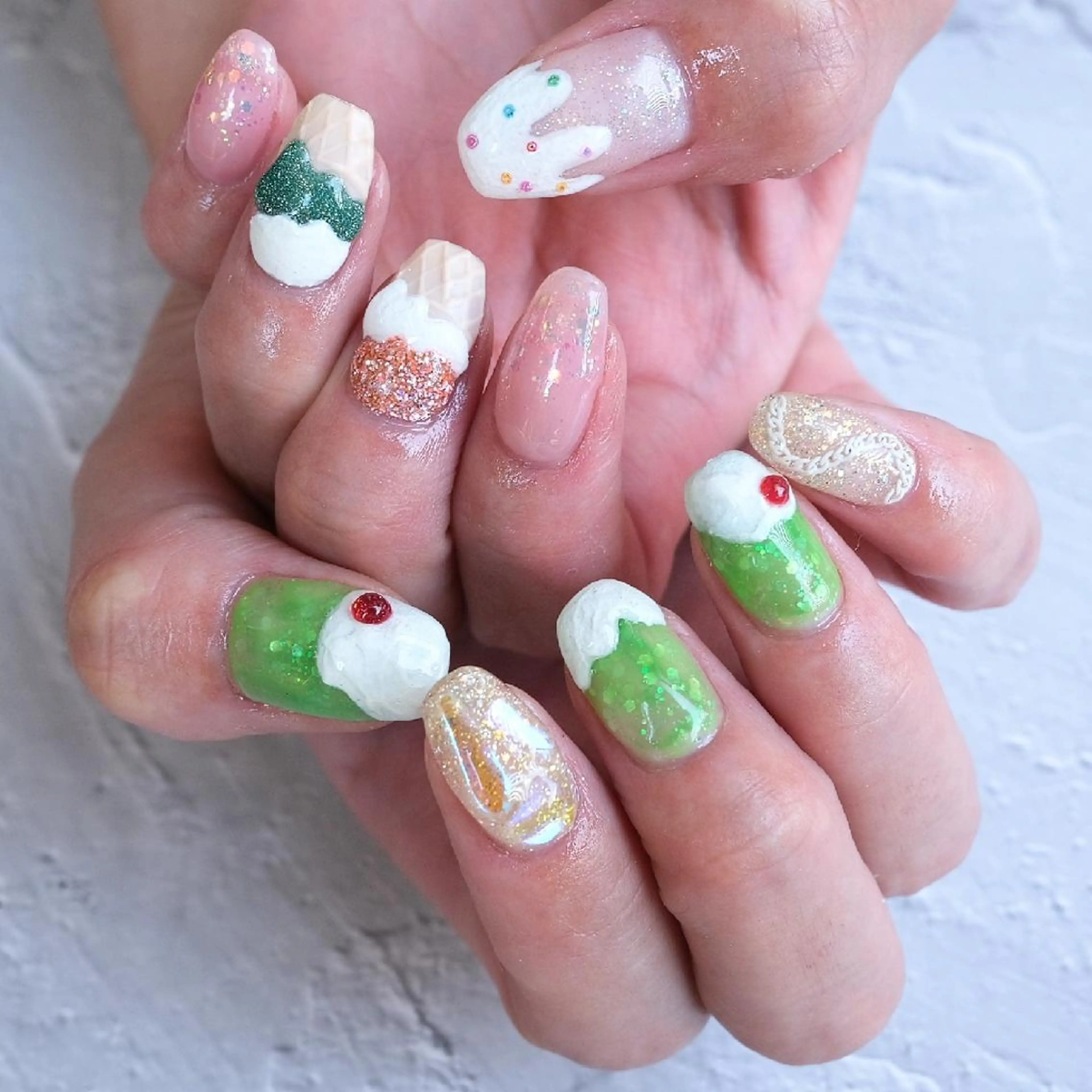 ネイル 持ち込み ハンドネイル Private  Nail MID.のネイルデザイン