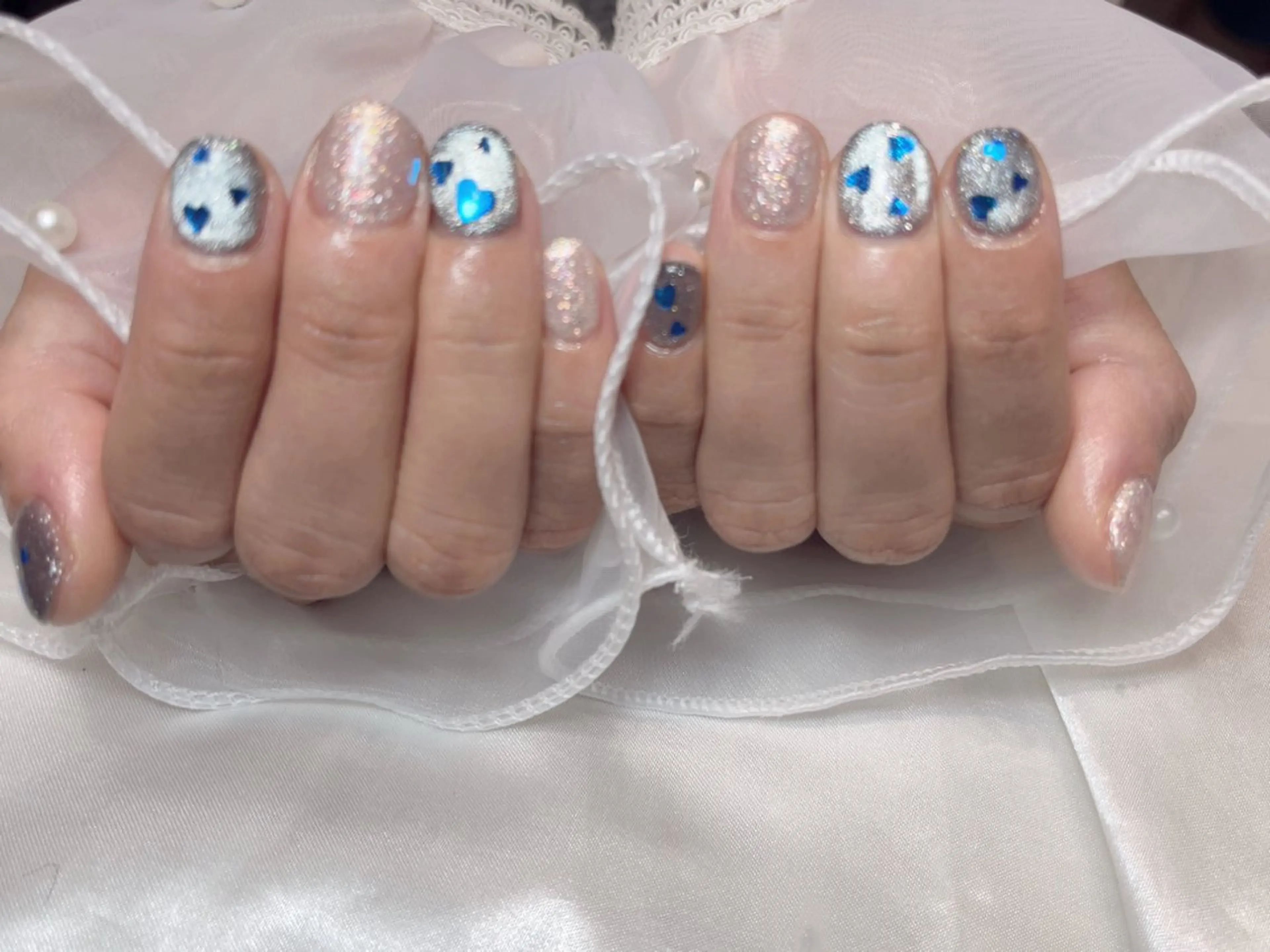 ネイル ハート salon de Tiara 碧のネイルデザイン