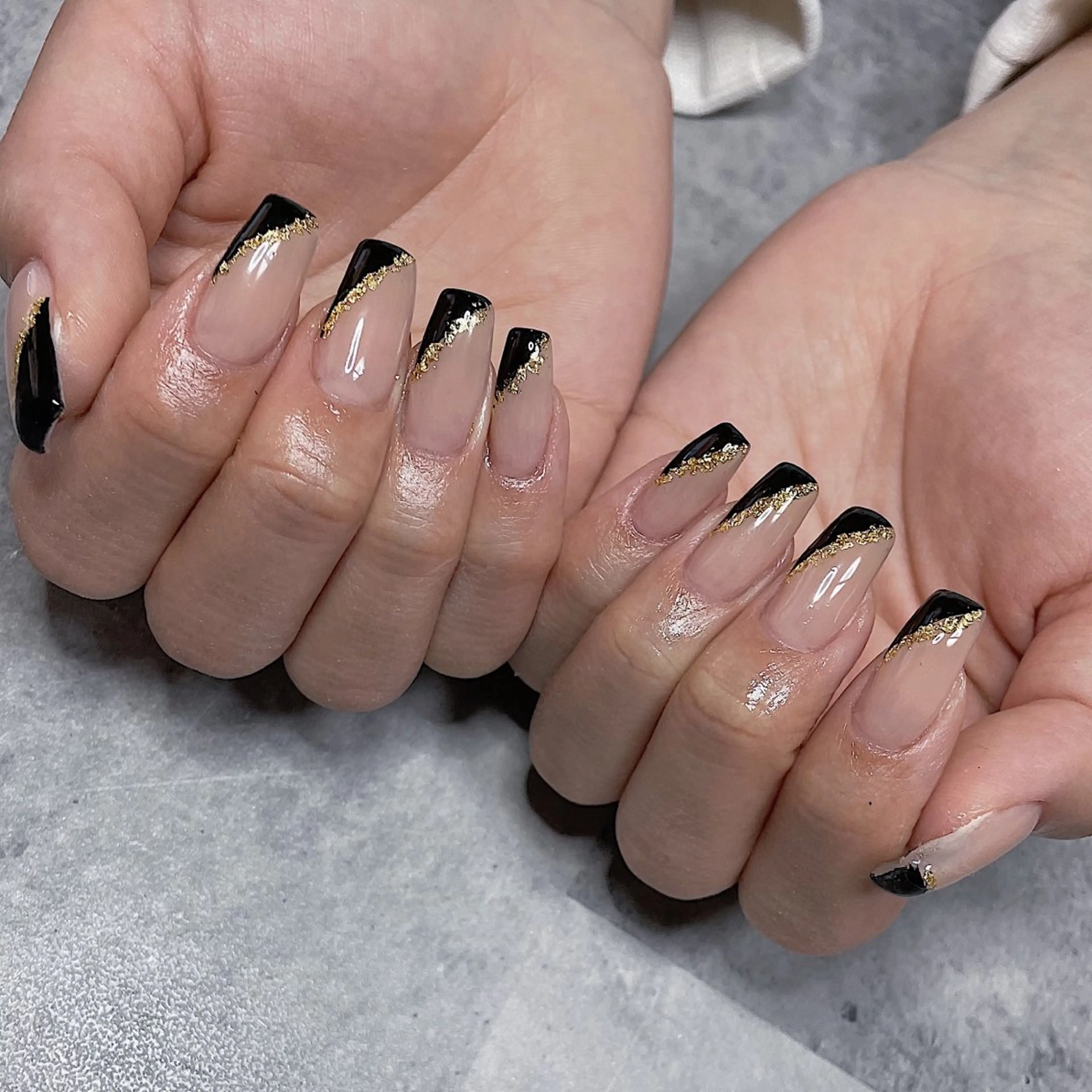 セミロング ハンドネイル SYU'NAIL /YUKIのネイルデザイン