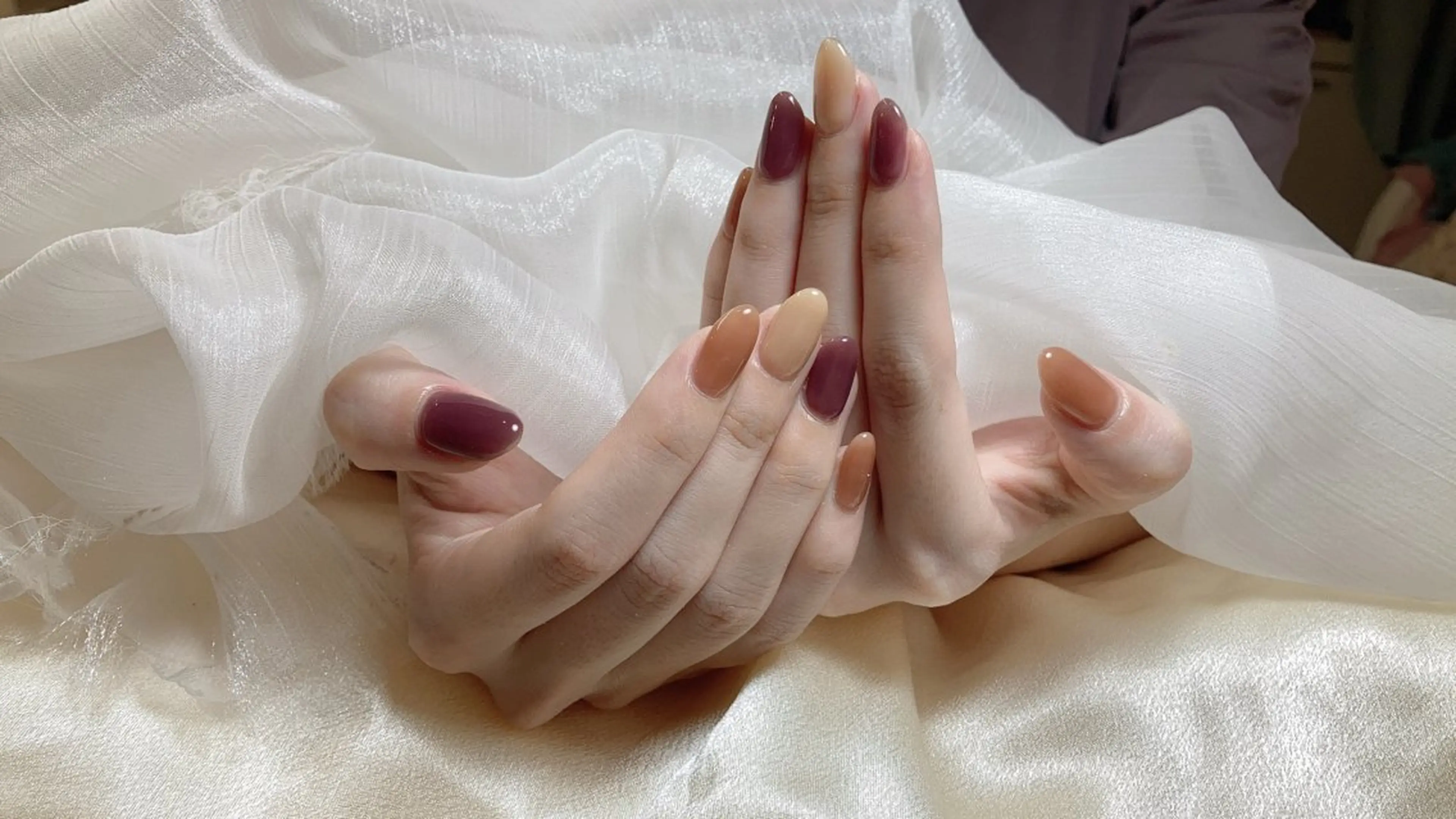 ネイル ワンカラーネイル Reonail 💕Kana💕のネイルデザイン