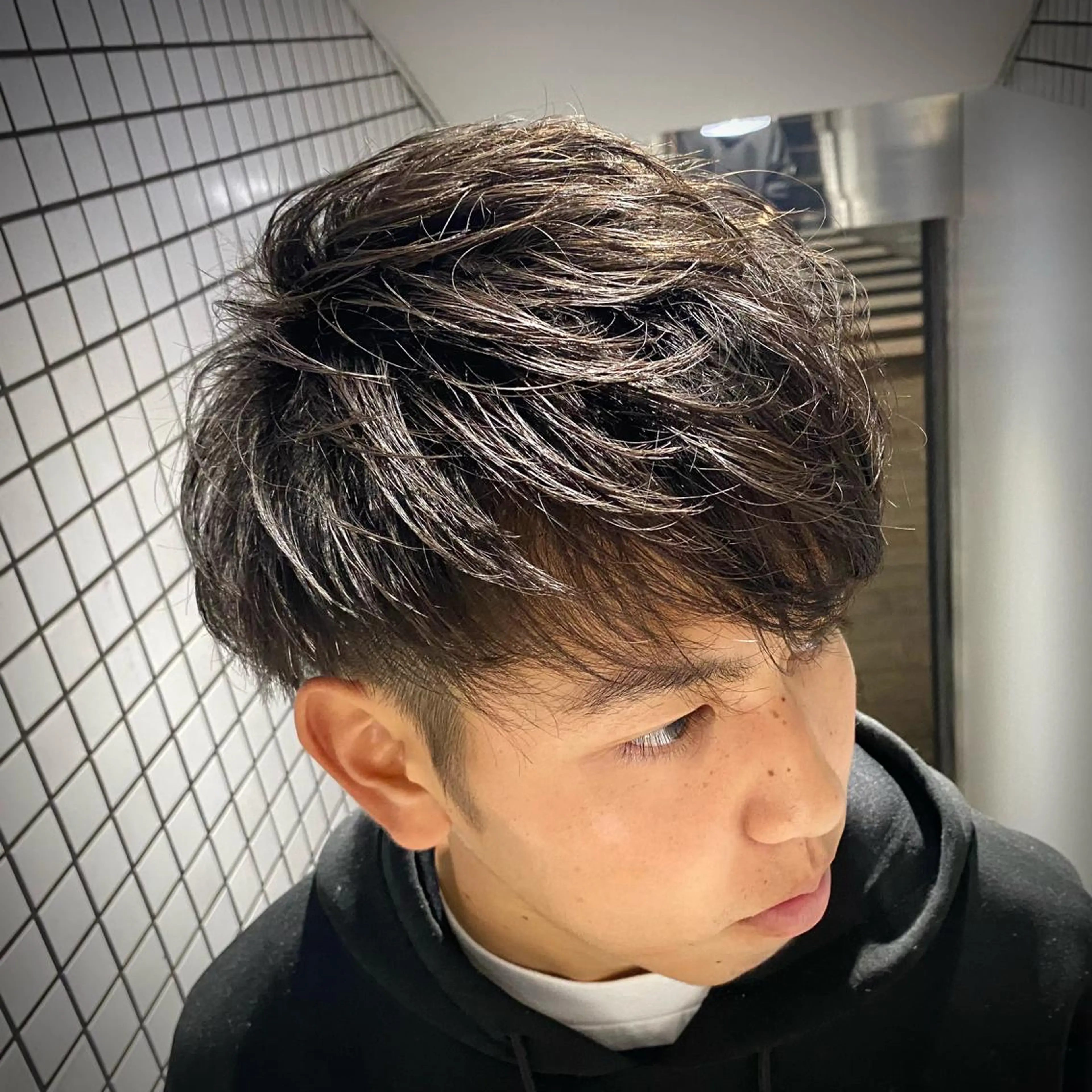 ショート メンズ マッシュ 浅見 天翔のヘアスタイル