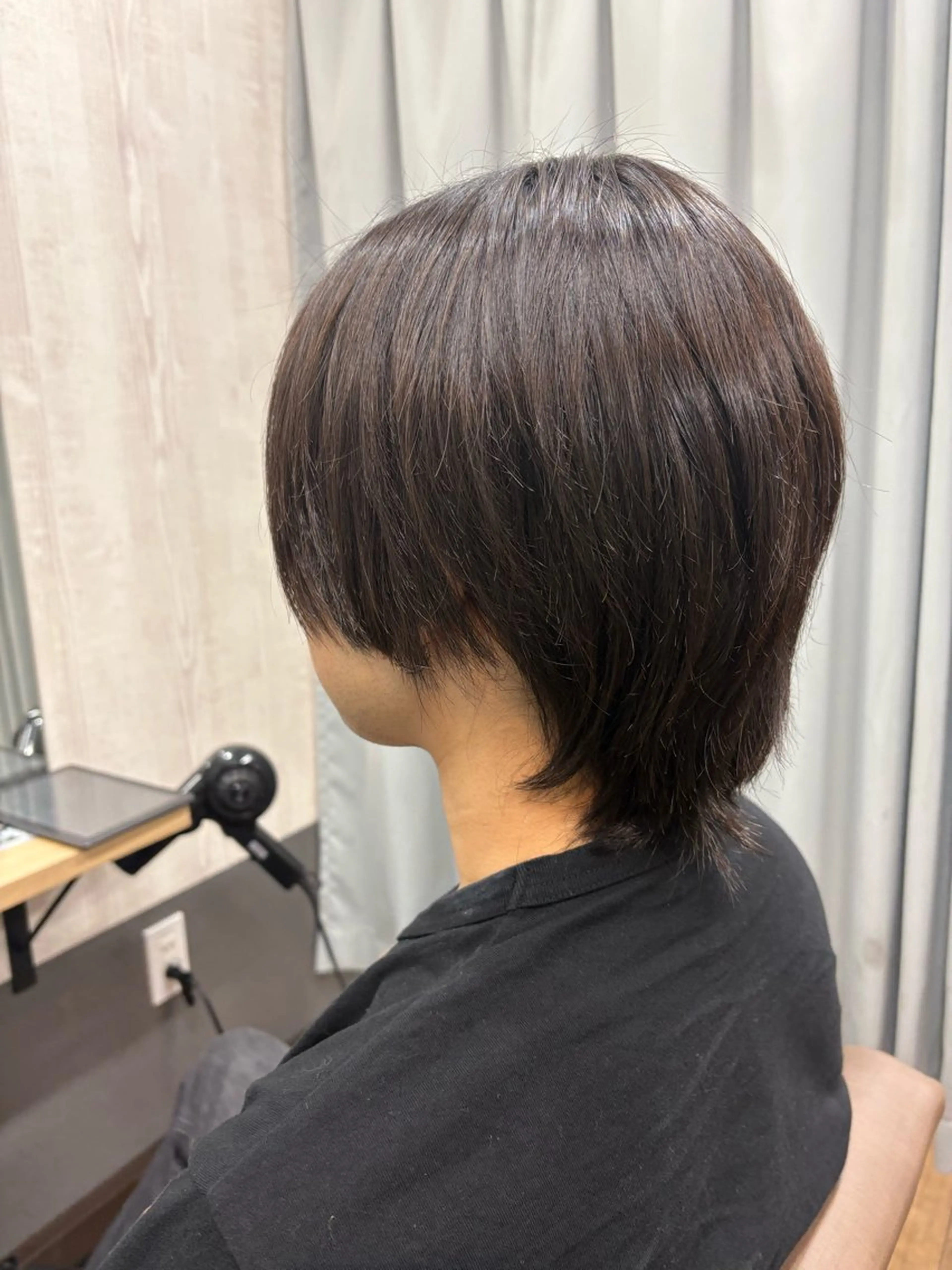ショート 縮毛矯正 TELA HAIR 幕張本郷店　千尋のヘアスタイル
