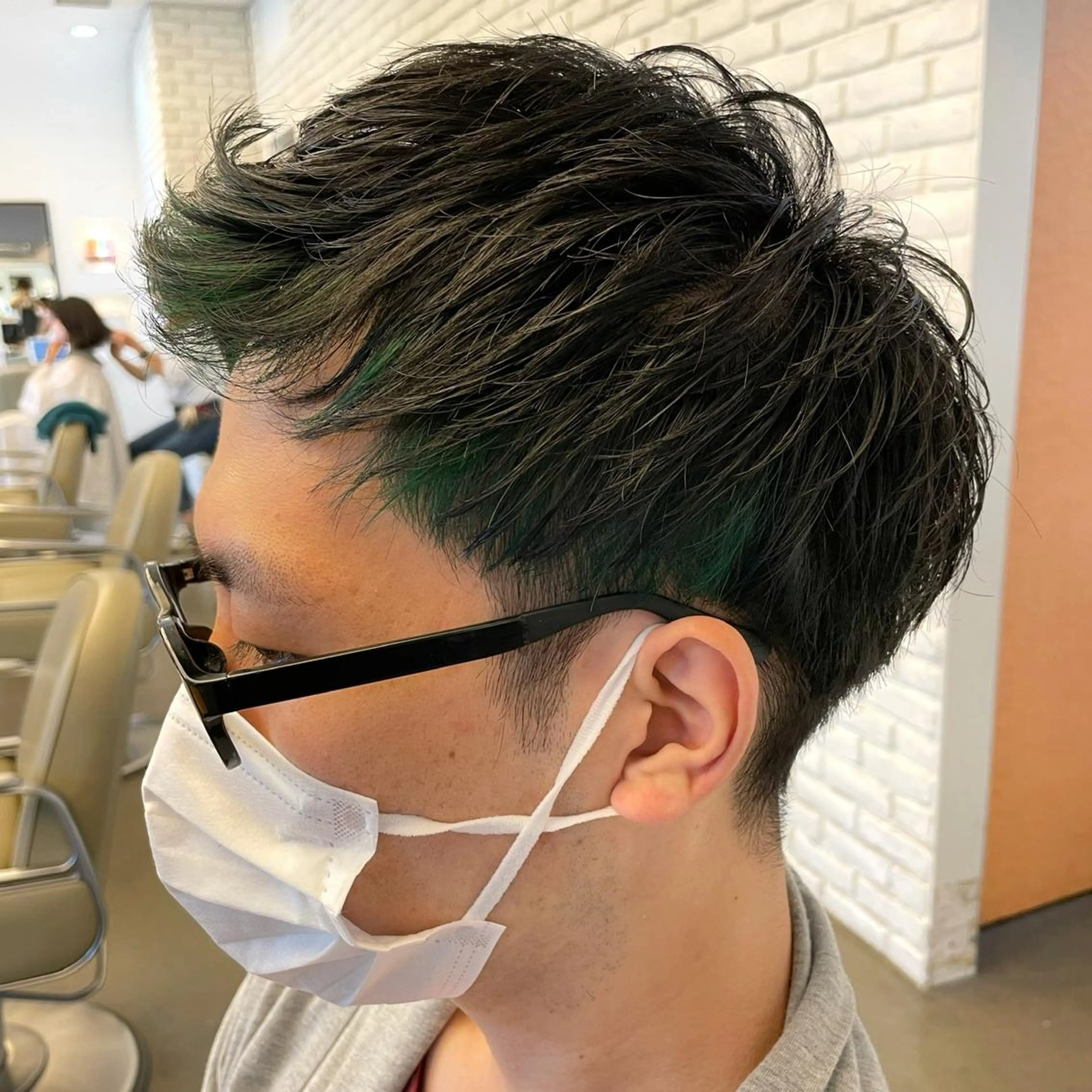 ショート ハイライト無料 韓国ヘア/レイヤーのヘアスタイル