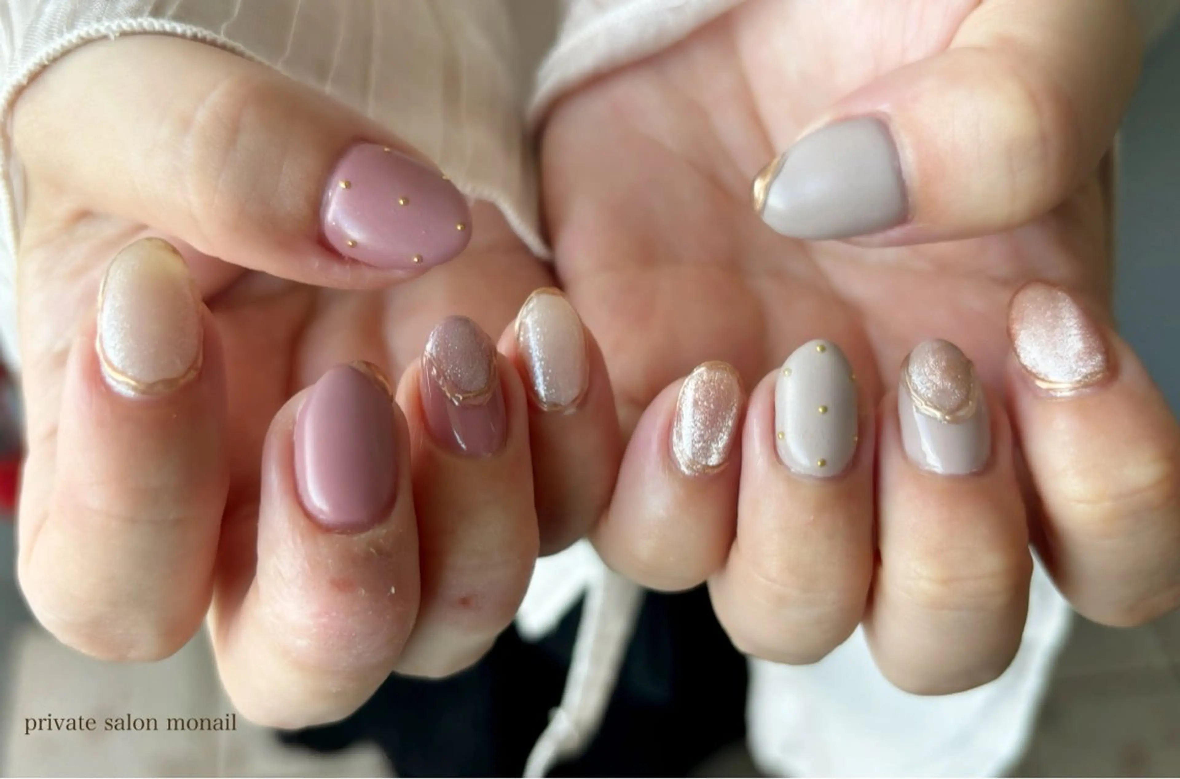 ネイル ハンドネイル nail salon monailのネイルデザイン