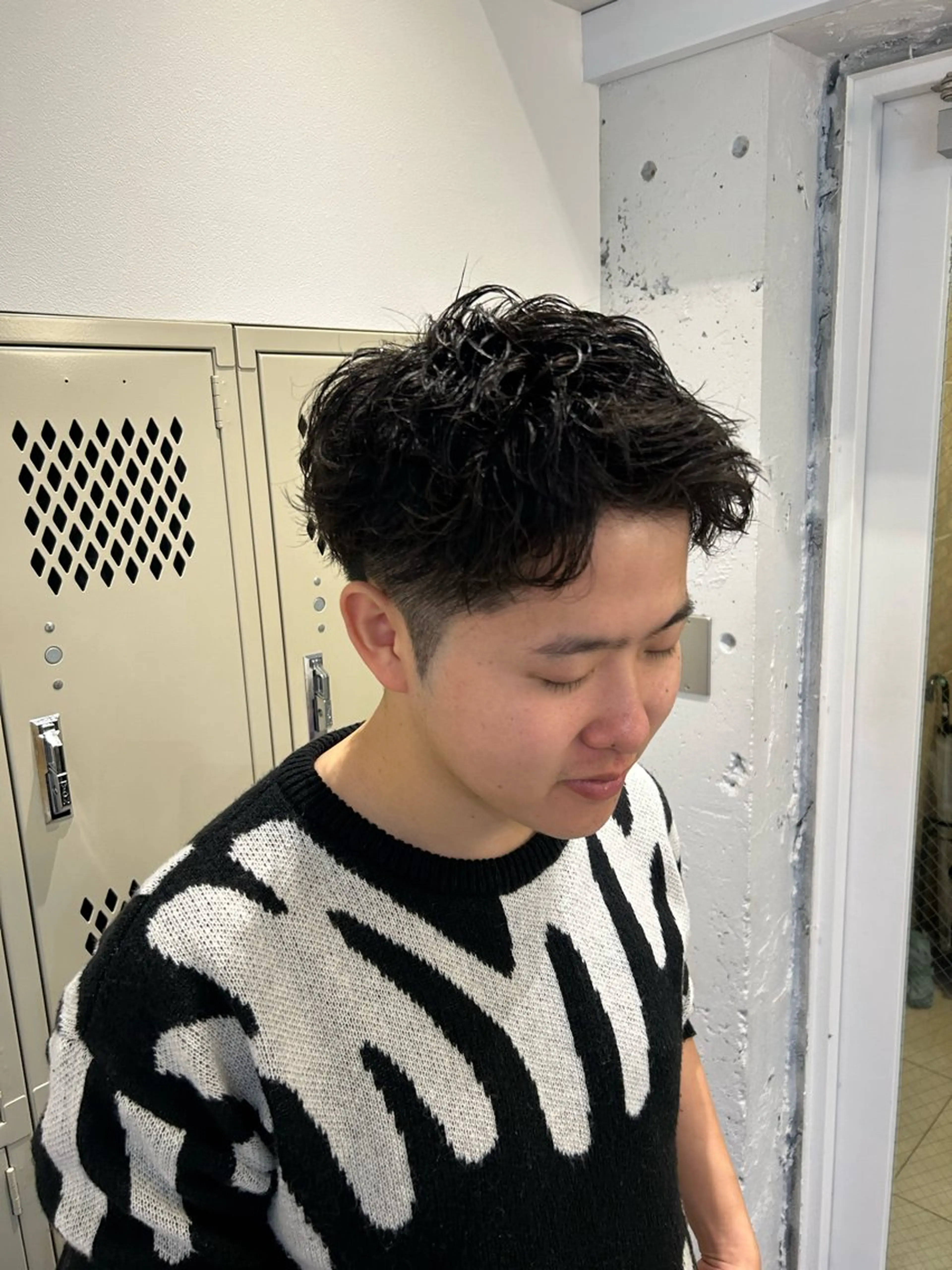 メンズ カット パーマ トリートメント 天神大名メンズ特化 シュウのヘアスタイル