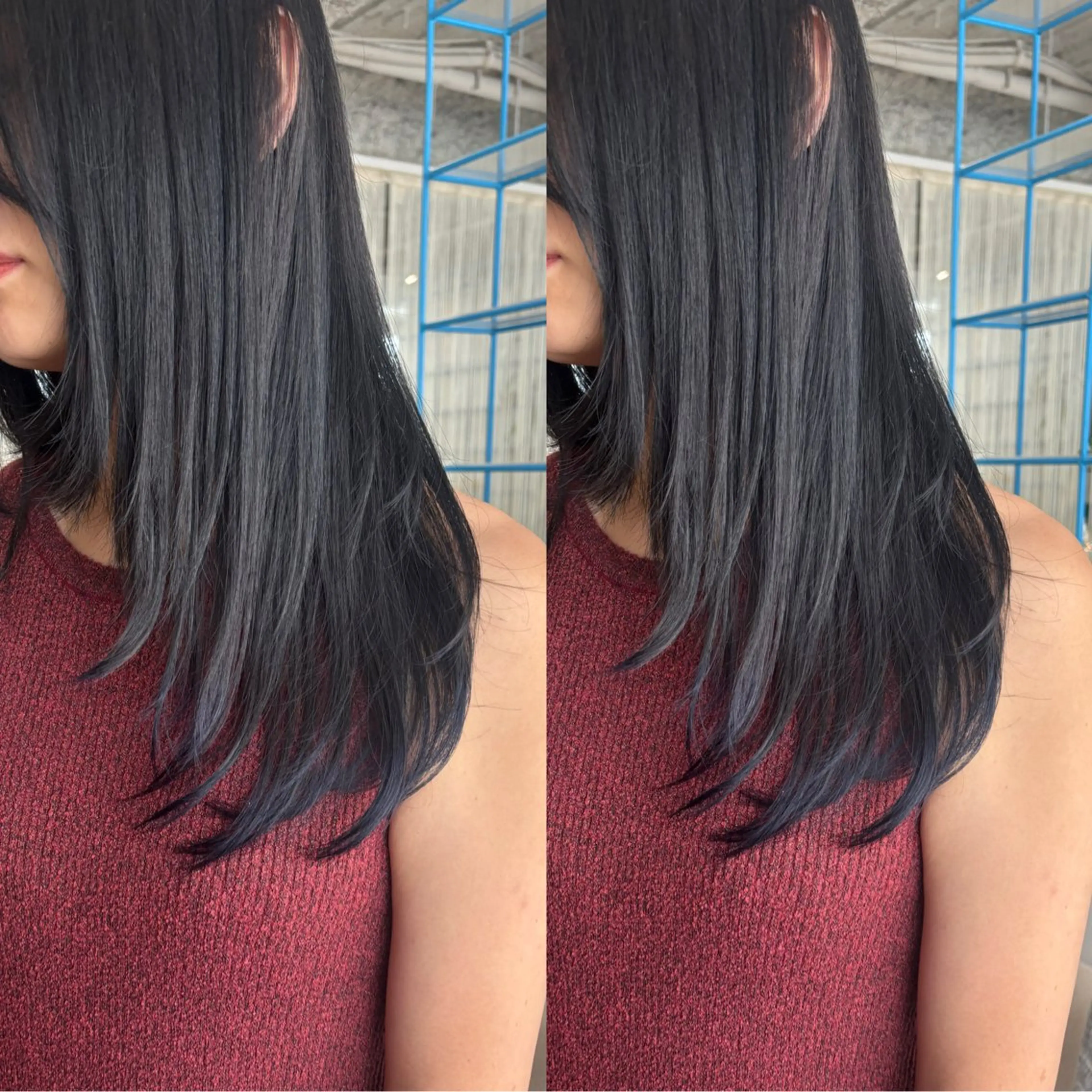 ロング カラー ブリーチ レイヤーカット RINNO🌷艶髪/ 透明感&艶カラーのヘアスタイル