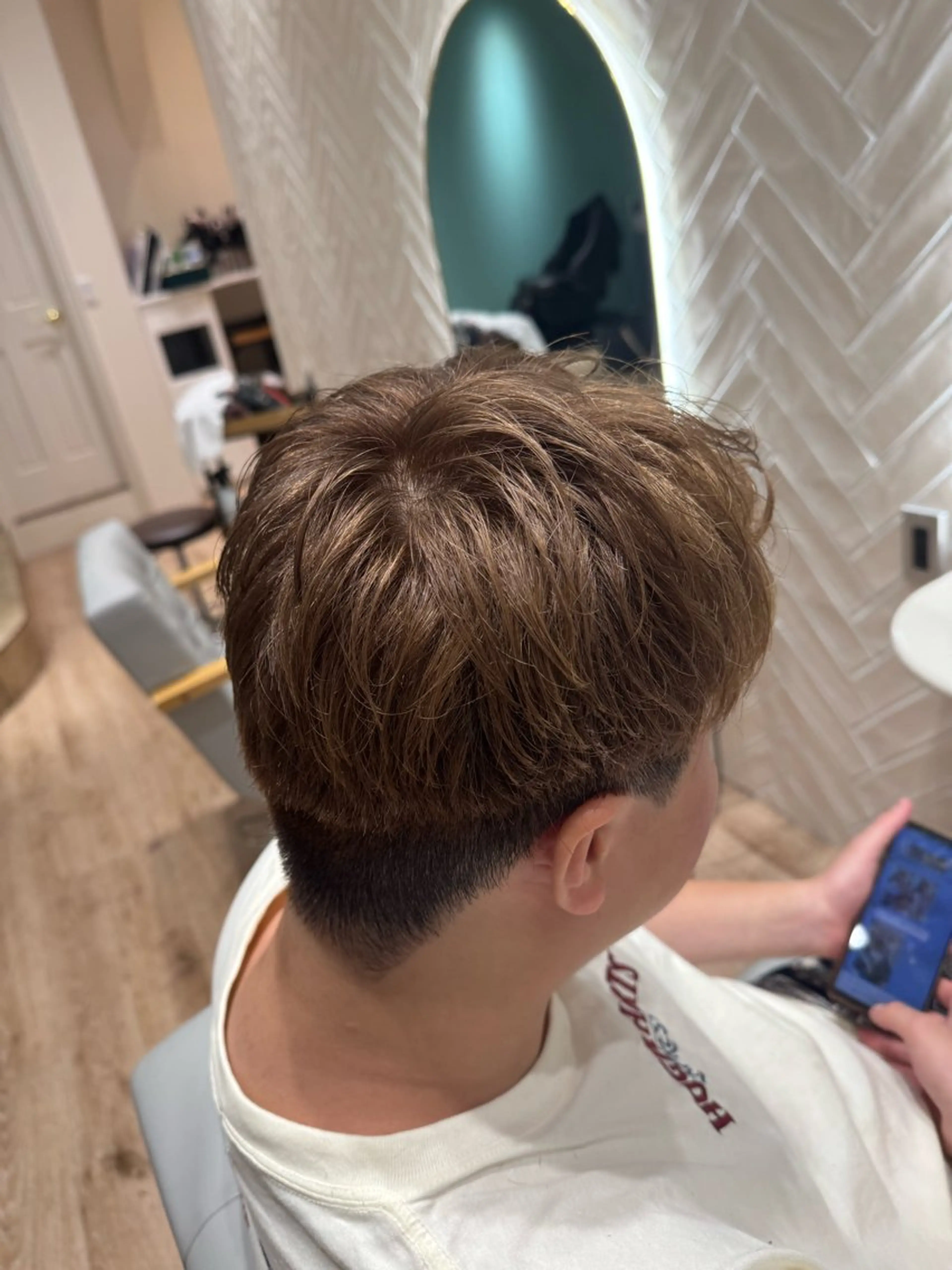 カラー メンズ ヘアカラー トリートメント TAMMY武蔵小杉所属・河添 麗菜のヘアスタイル