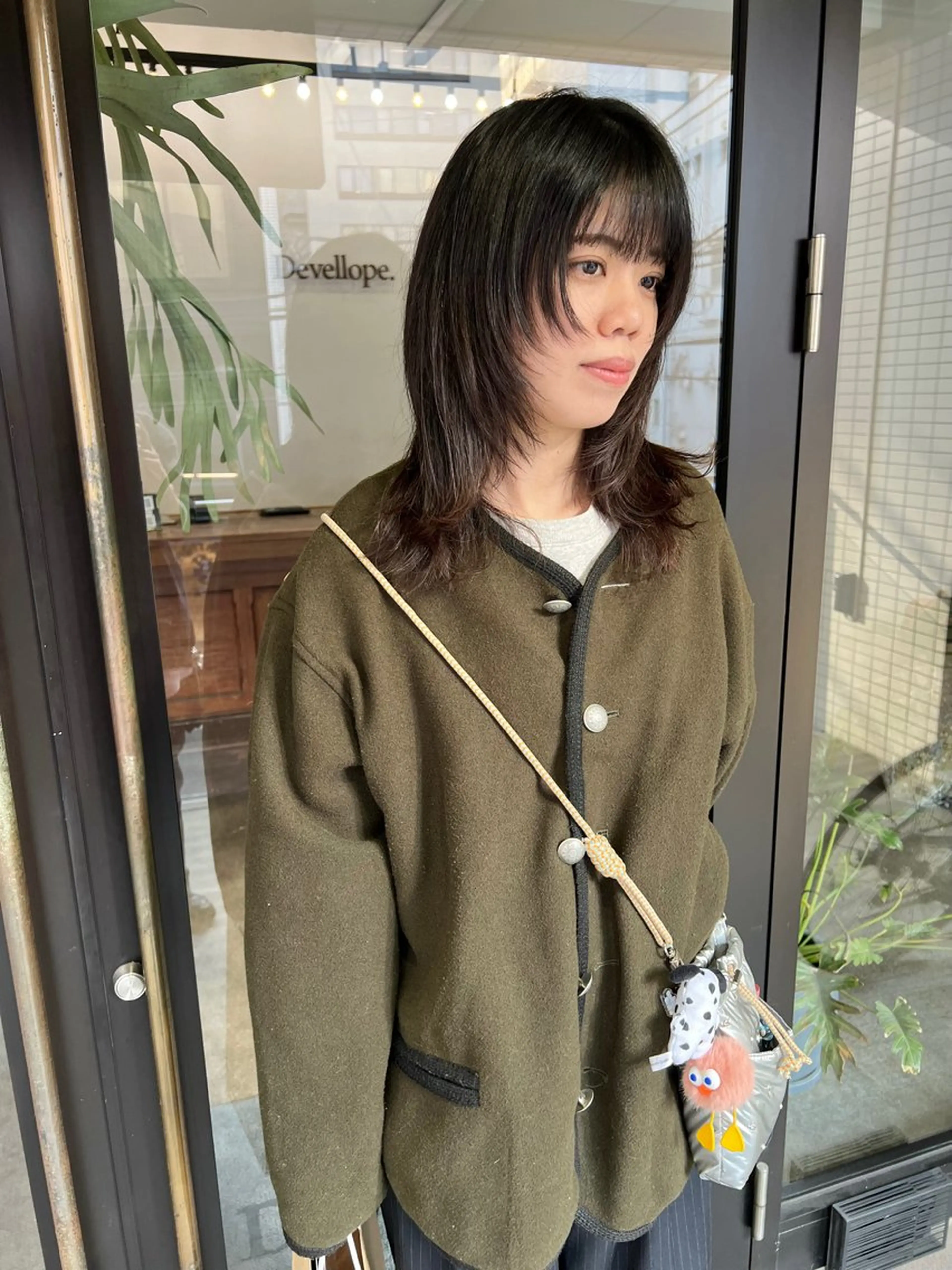 ミディアム カラー ミディアムレイヤー レイヤーカット ウルフカット カット ヘアカラー 千葉 郁也のヘアスタイル