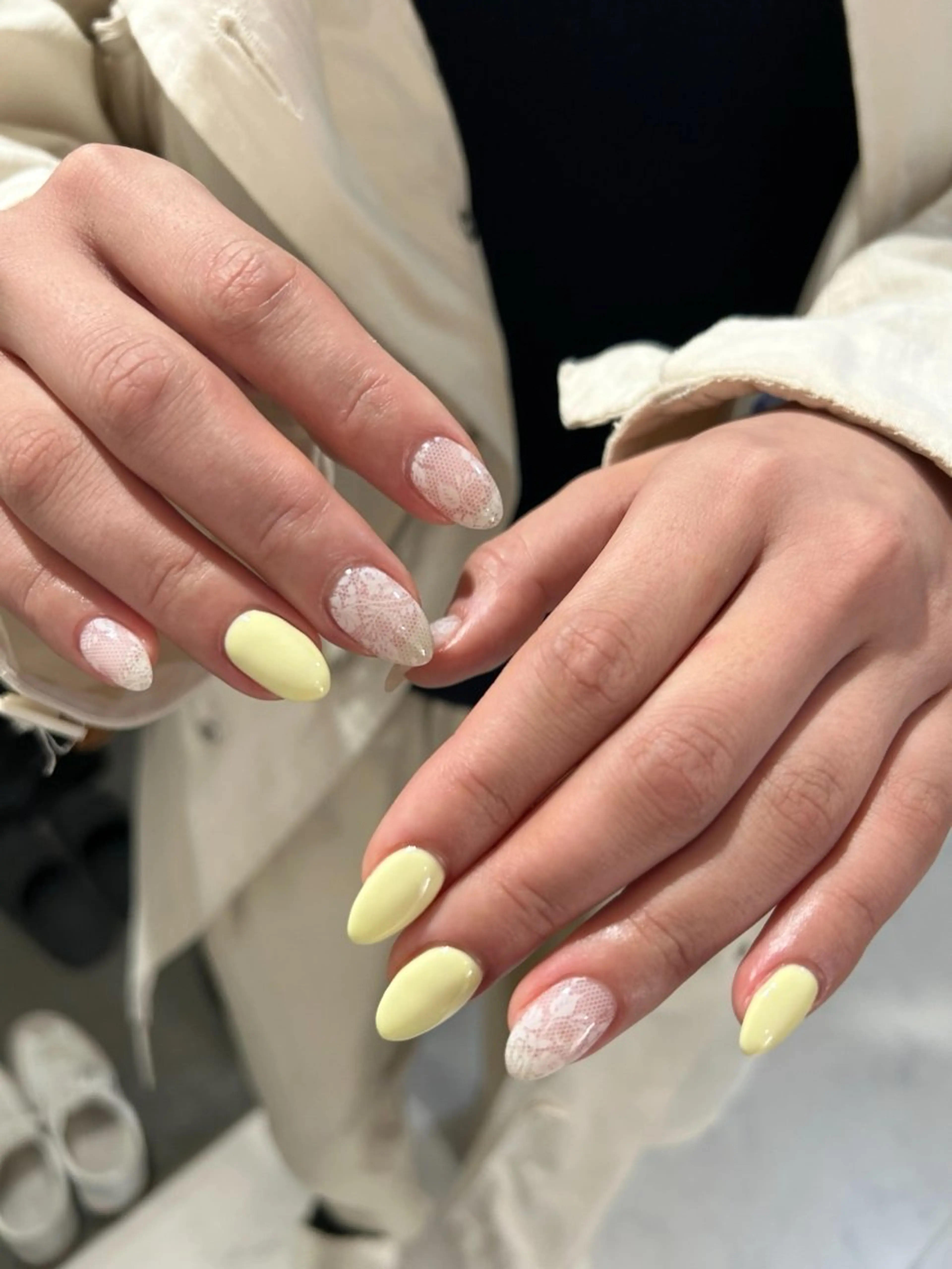 ネイル レース ハンドネイル +me【プラスミー】 nemのネイルデザイン