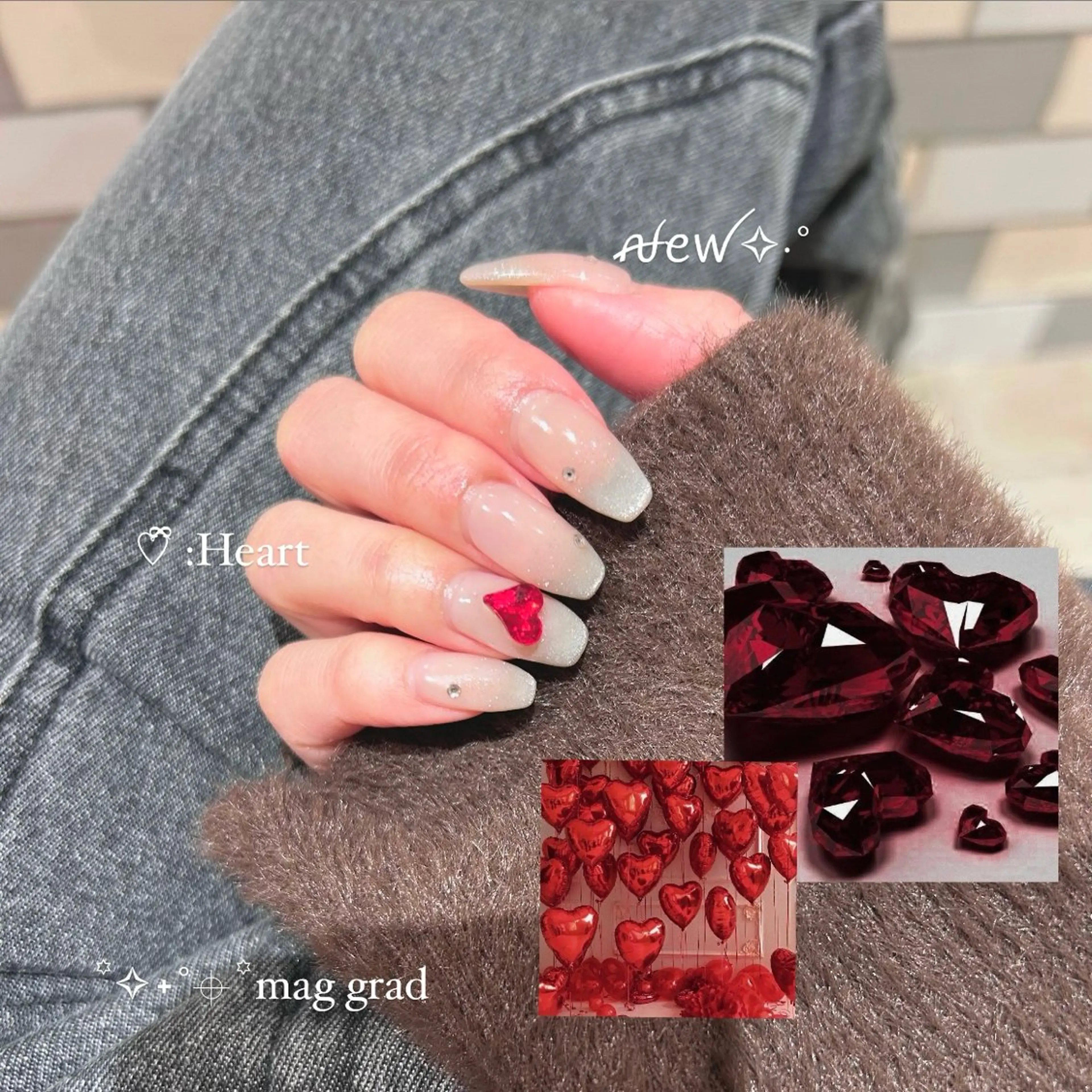 ネイル 長瀬 瑠霞のネイルデザイン