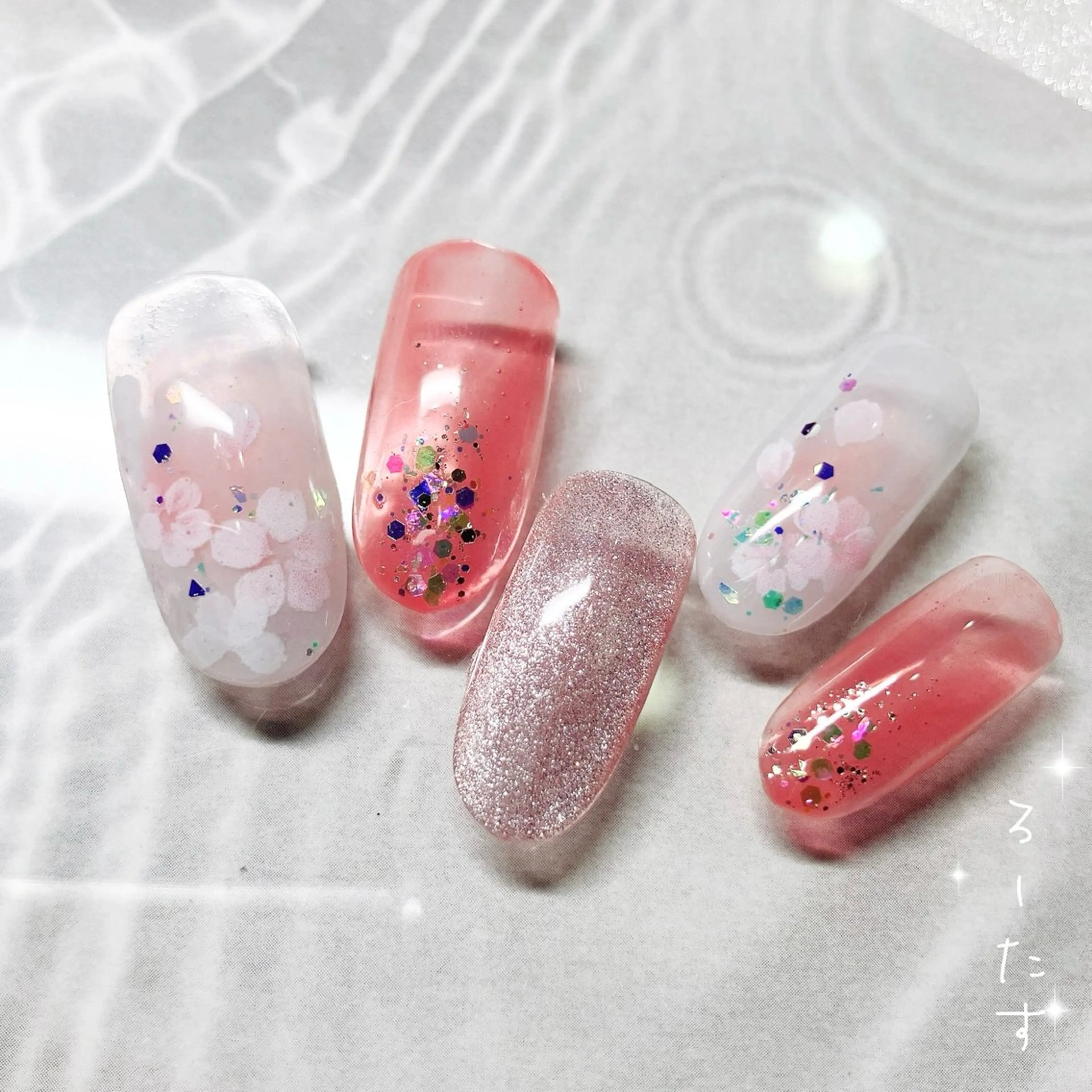 ネイル ハンドネイル マオジェル導入サロン ♡ろーたすのネイルデザイン