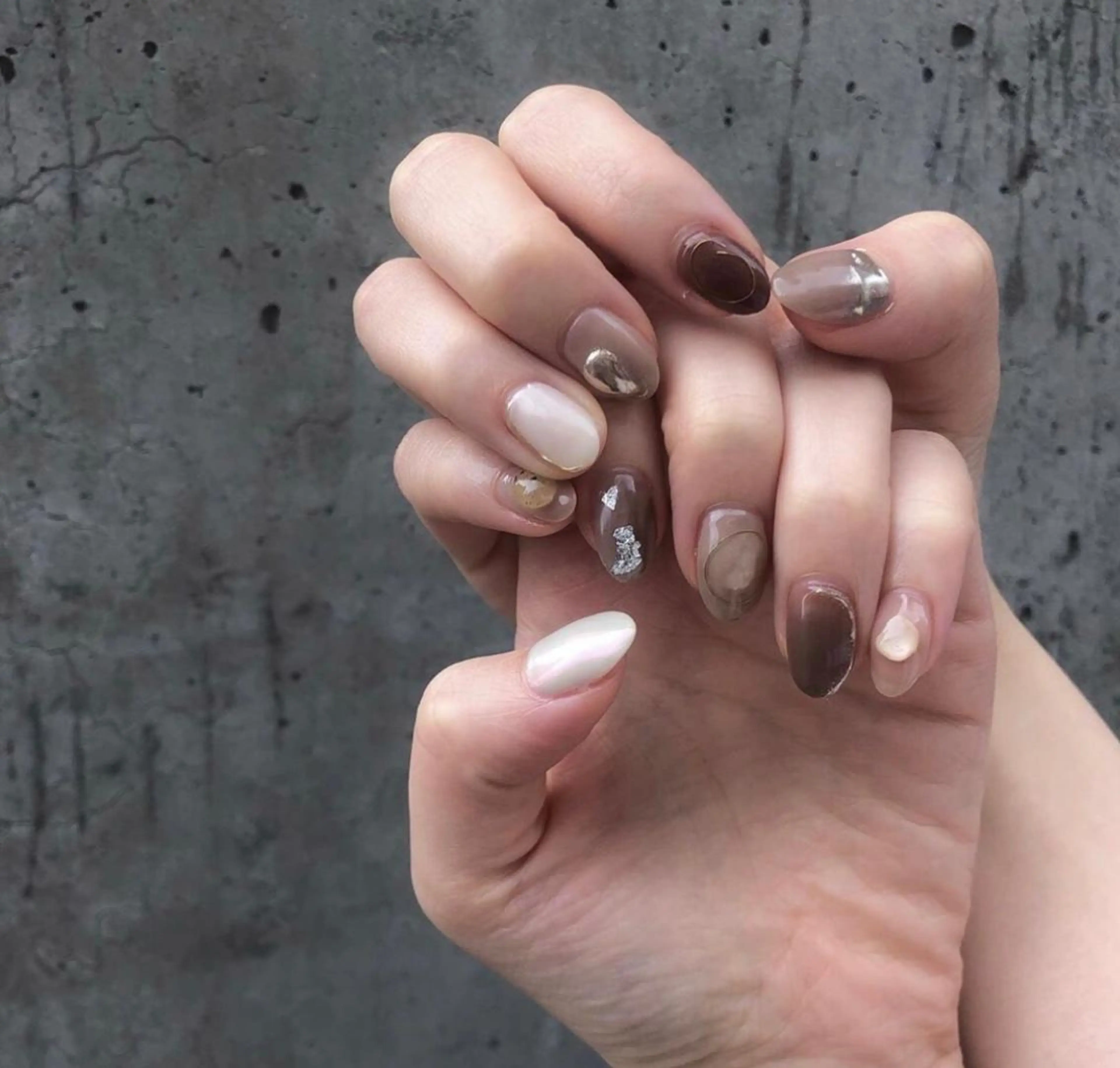 ネイル ニュアンスネイル nail salon granveilのネイルデザイン
