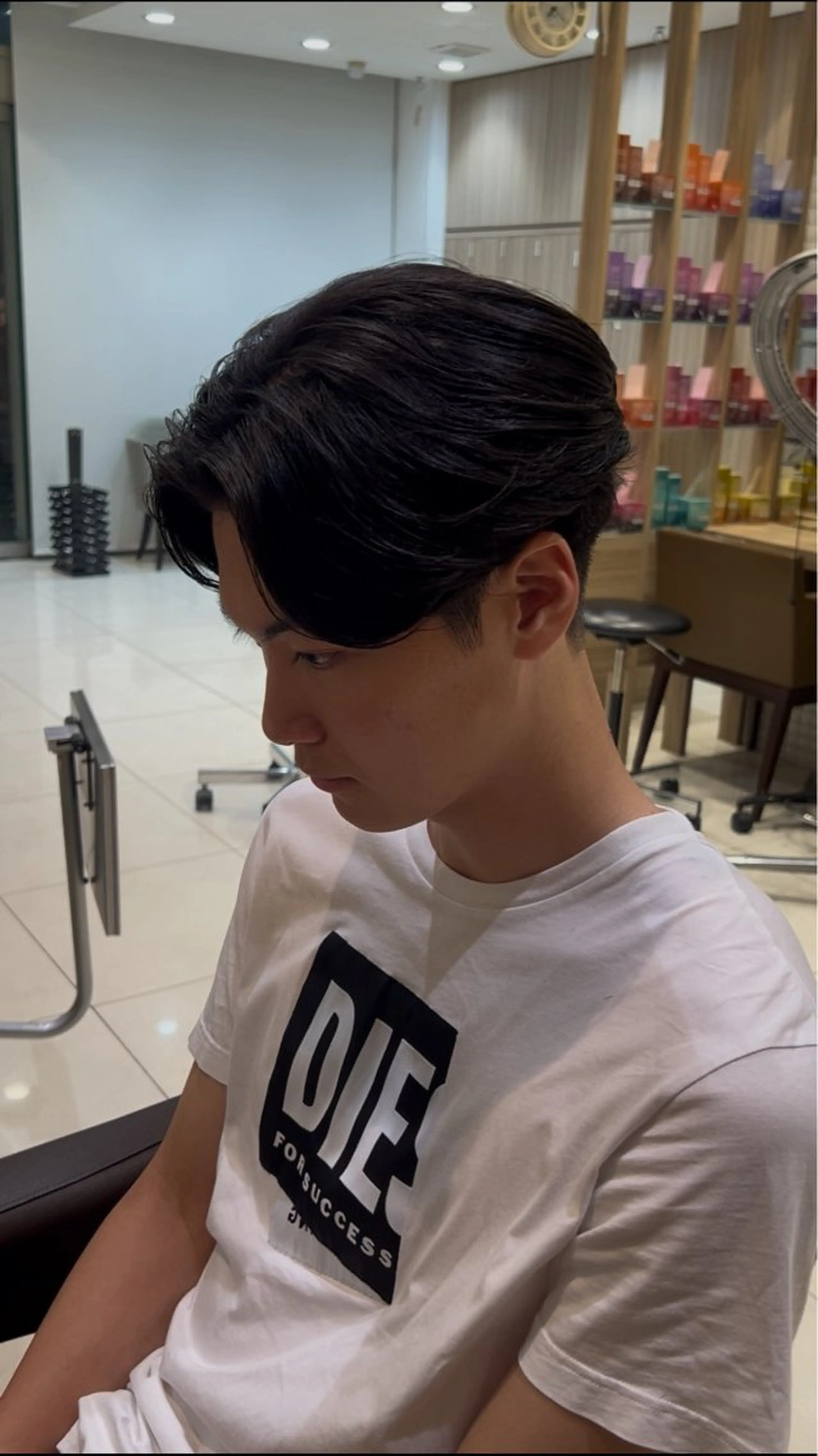 パーマ メンズ カット 縮毛矯正 毛流れ/メンズパーマ kanata/溝の口のヘアスタイル