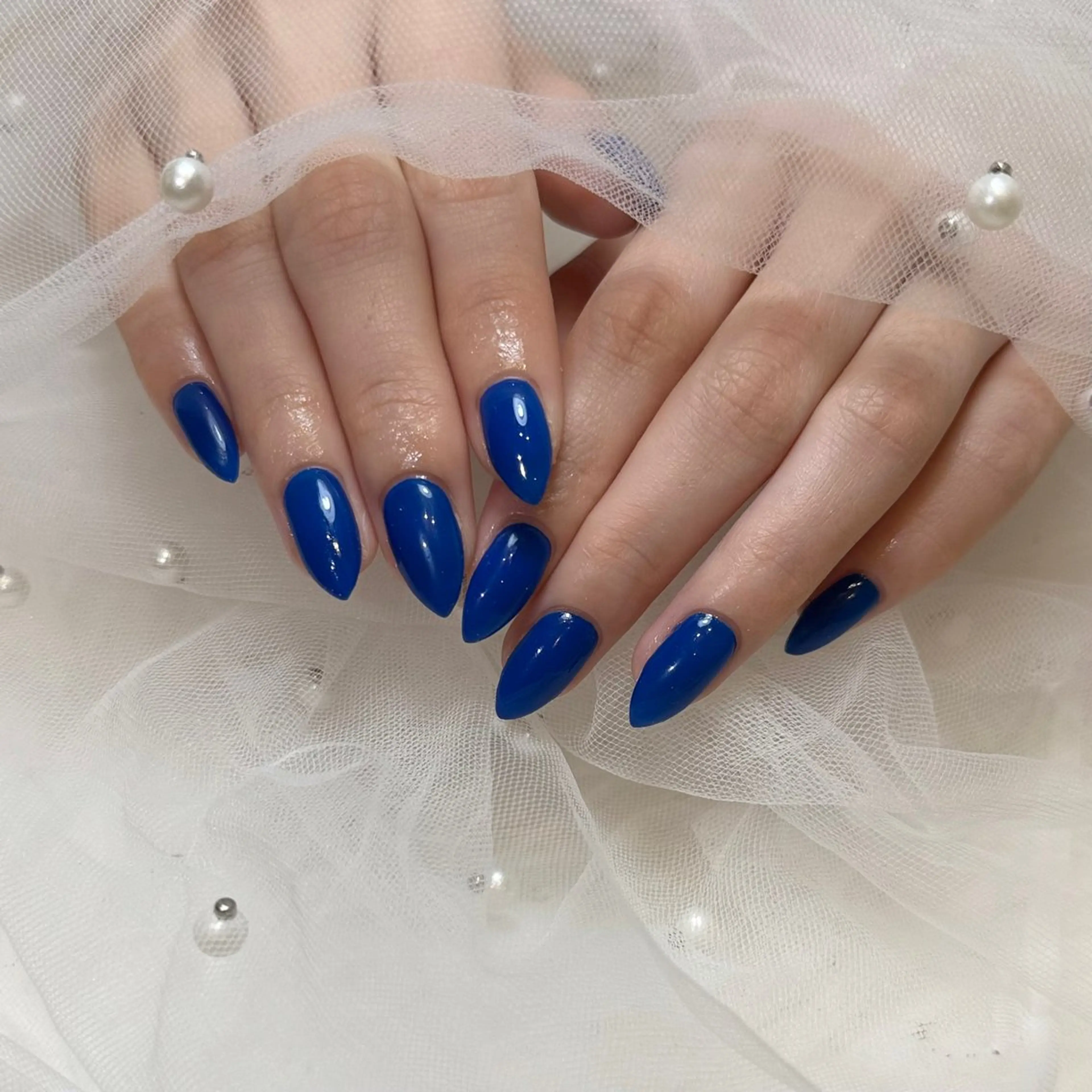 ネイル ワンカラーネイル ハンドネイル bonny nail みゆのネイルデザイン