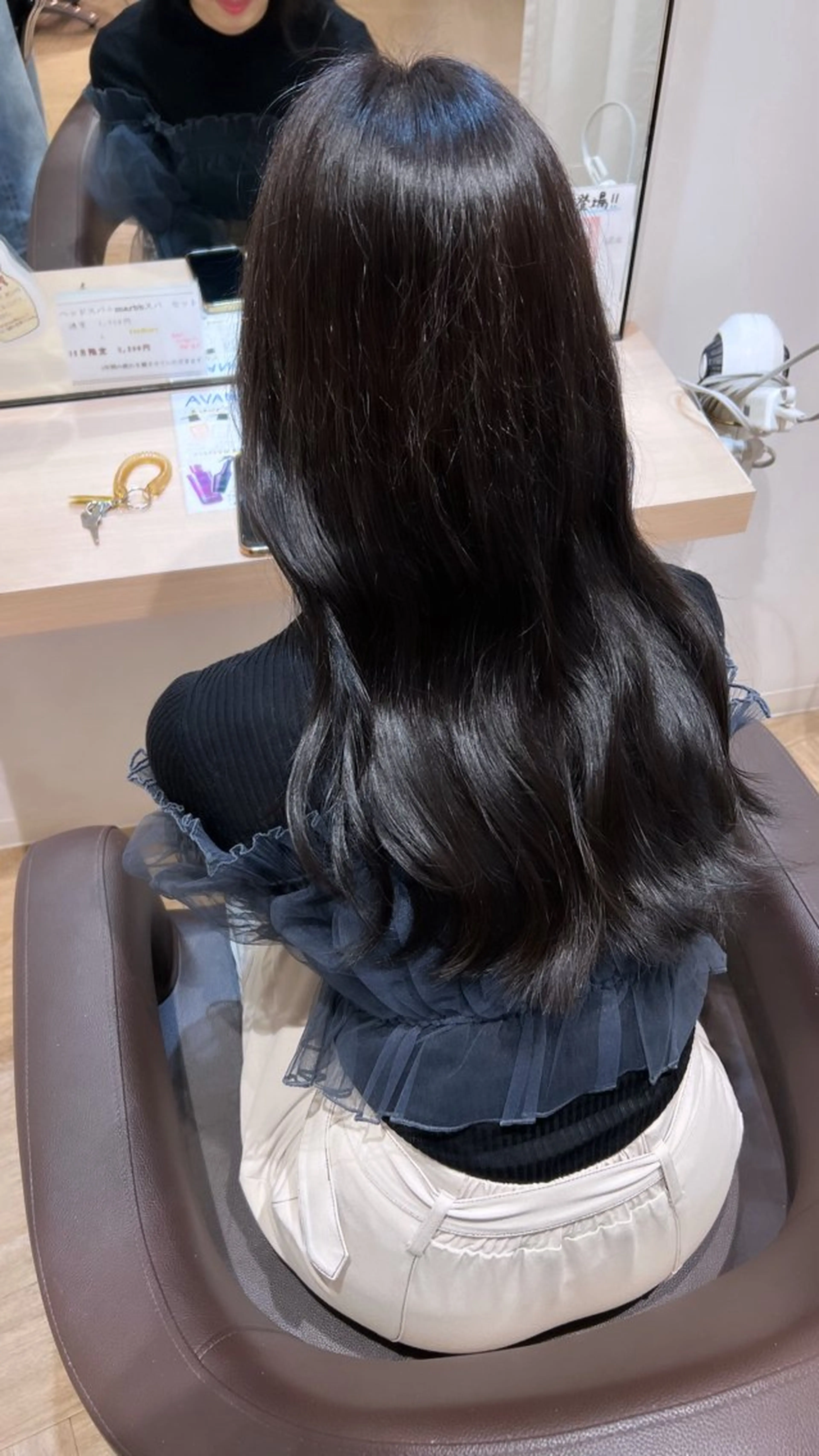 ロング カット ヘアカラー トリートメント 白髪ぼかし/髪質改善 梅原響輝のヘアスタイル