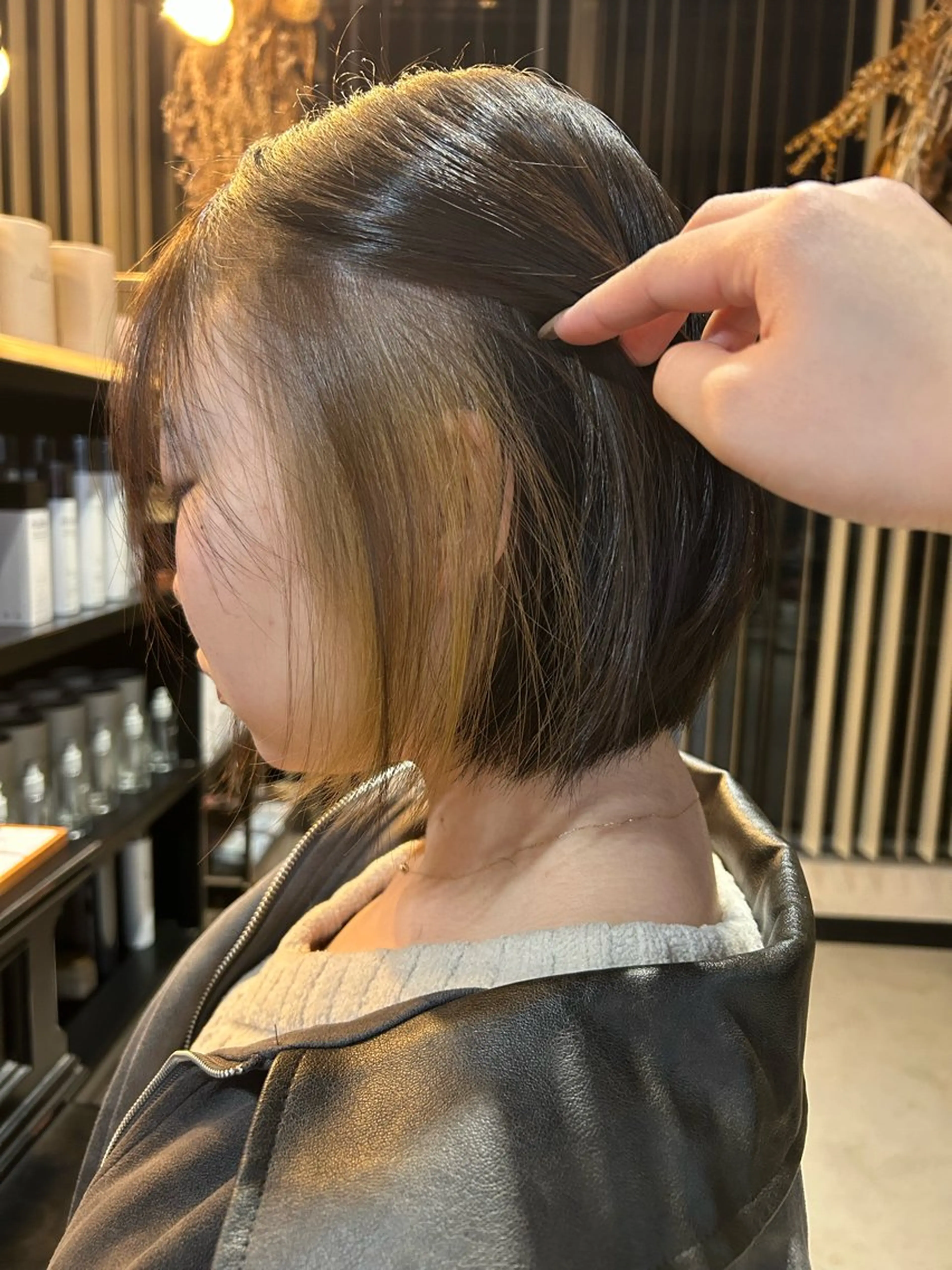 カラー ベージュカラー ヘアカラー 植吉 琉月のヘアスタイル