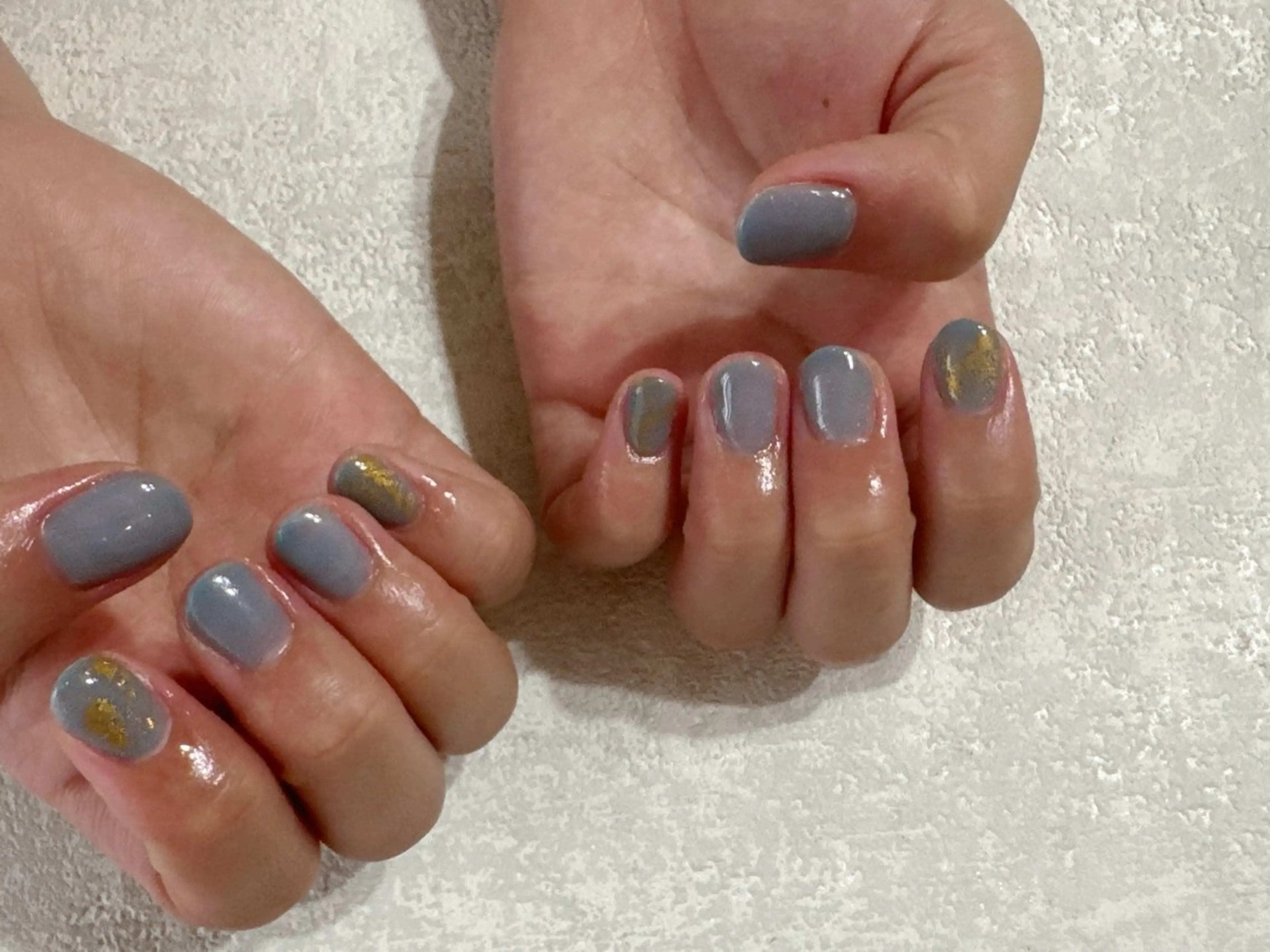 ネイル オーロラネイル フットネイル フレンチネイル ジェルネイル マグネットネイル kikinail 溝の口のネイルデザイン