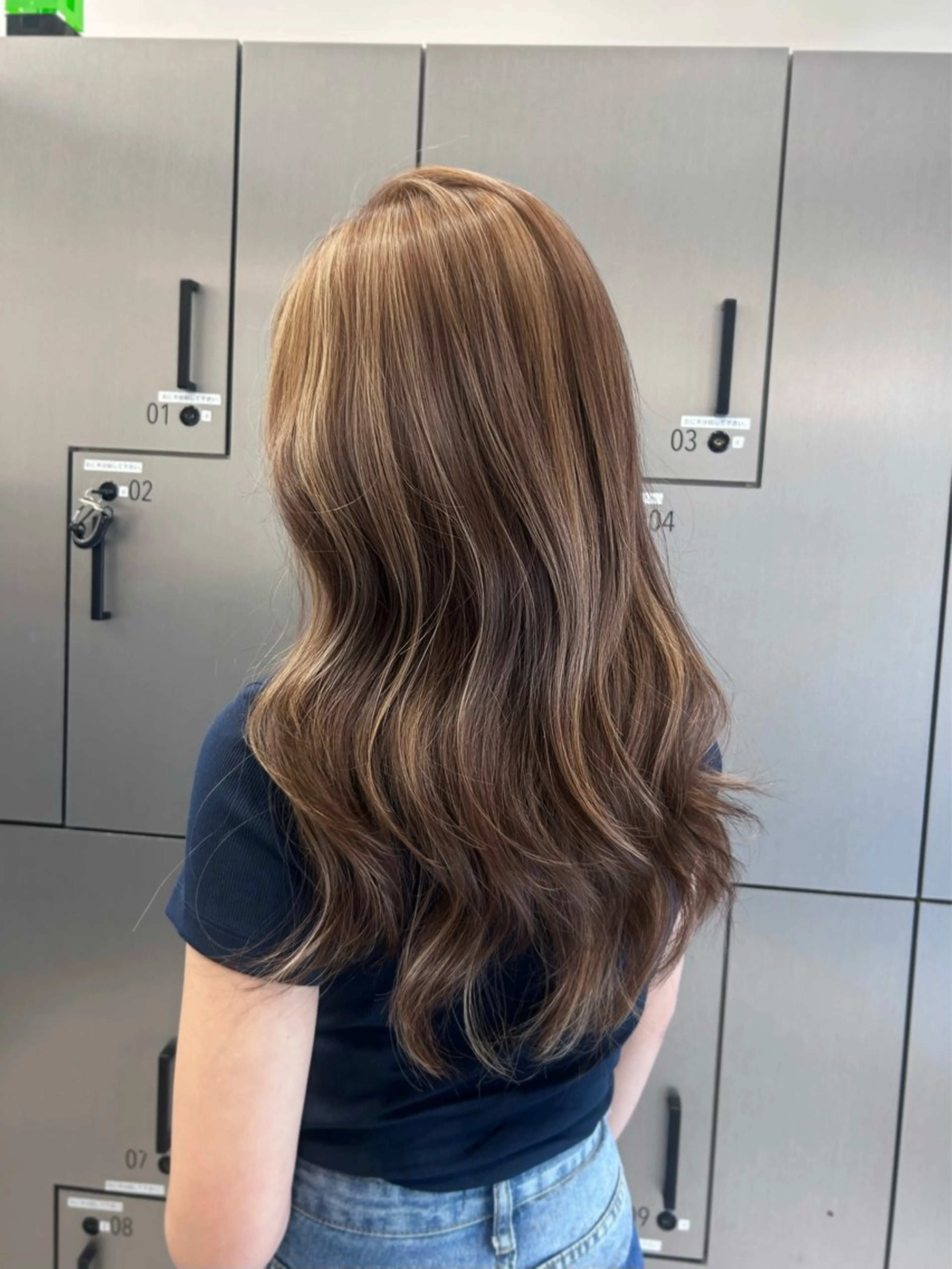 ロング 外国人風カラー ハイライト カット ヘアカラー 大人レイヤー/艶美髪 🇺🇸TOMONAのヘアスタイル