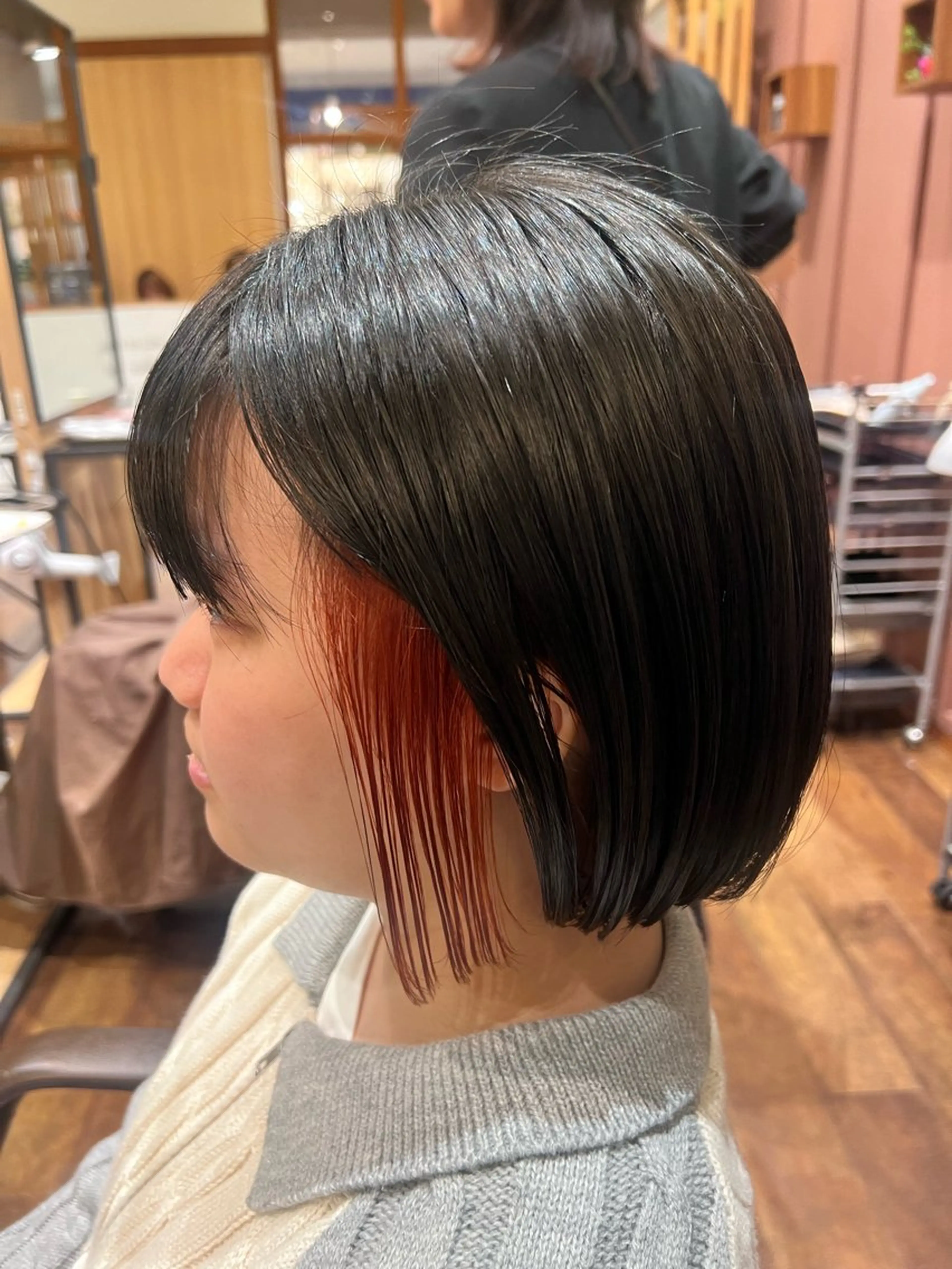 ショート カラー レッドカラー ヘアカラー 🌻井上 マリー🌻のヘアスタイル