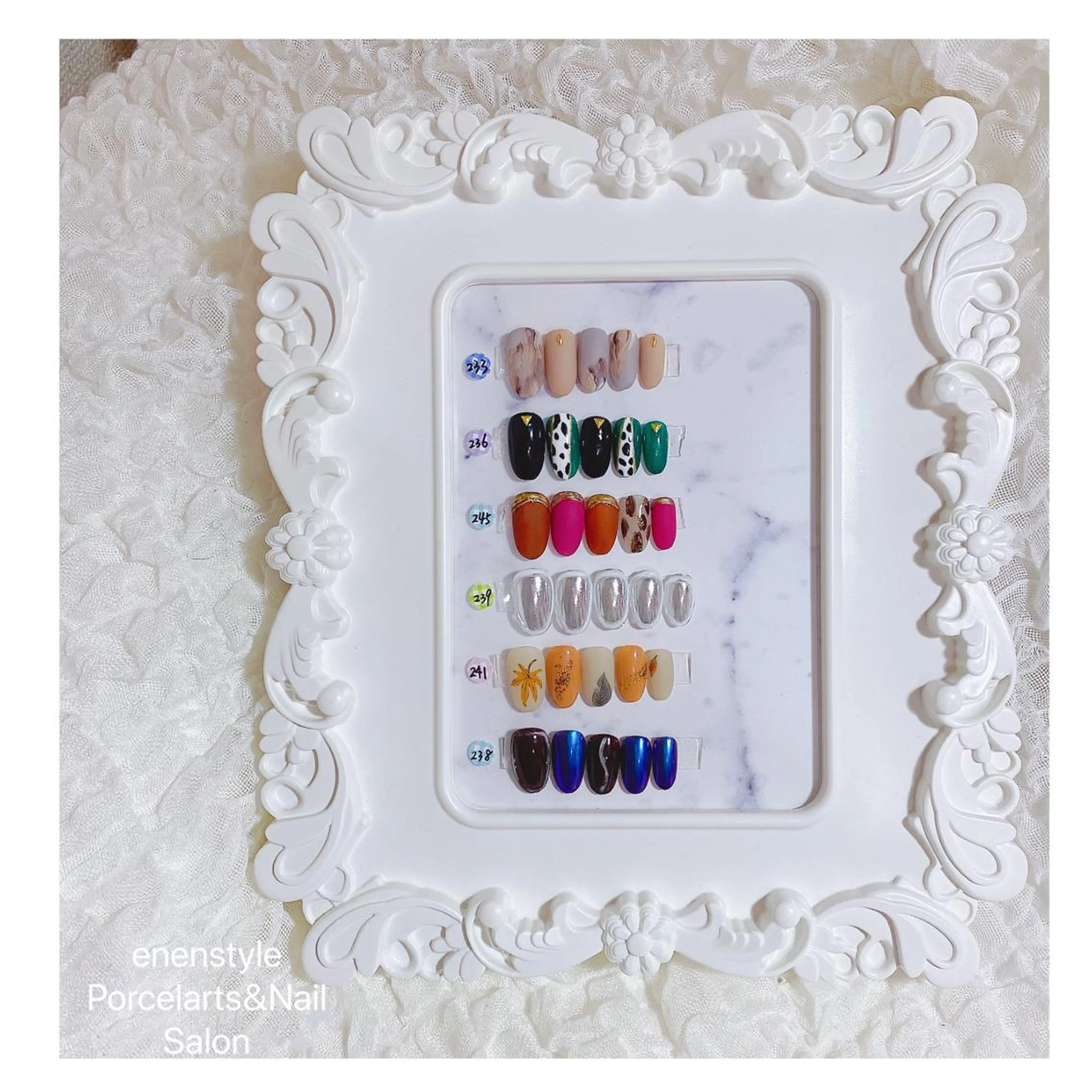 ミディアム ネイル 👑enen style👑のネイルデザイン