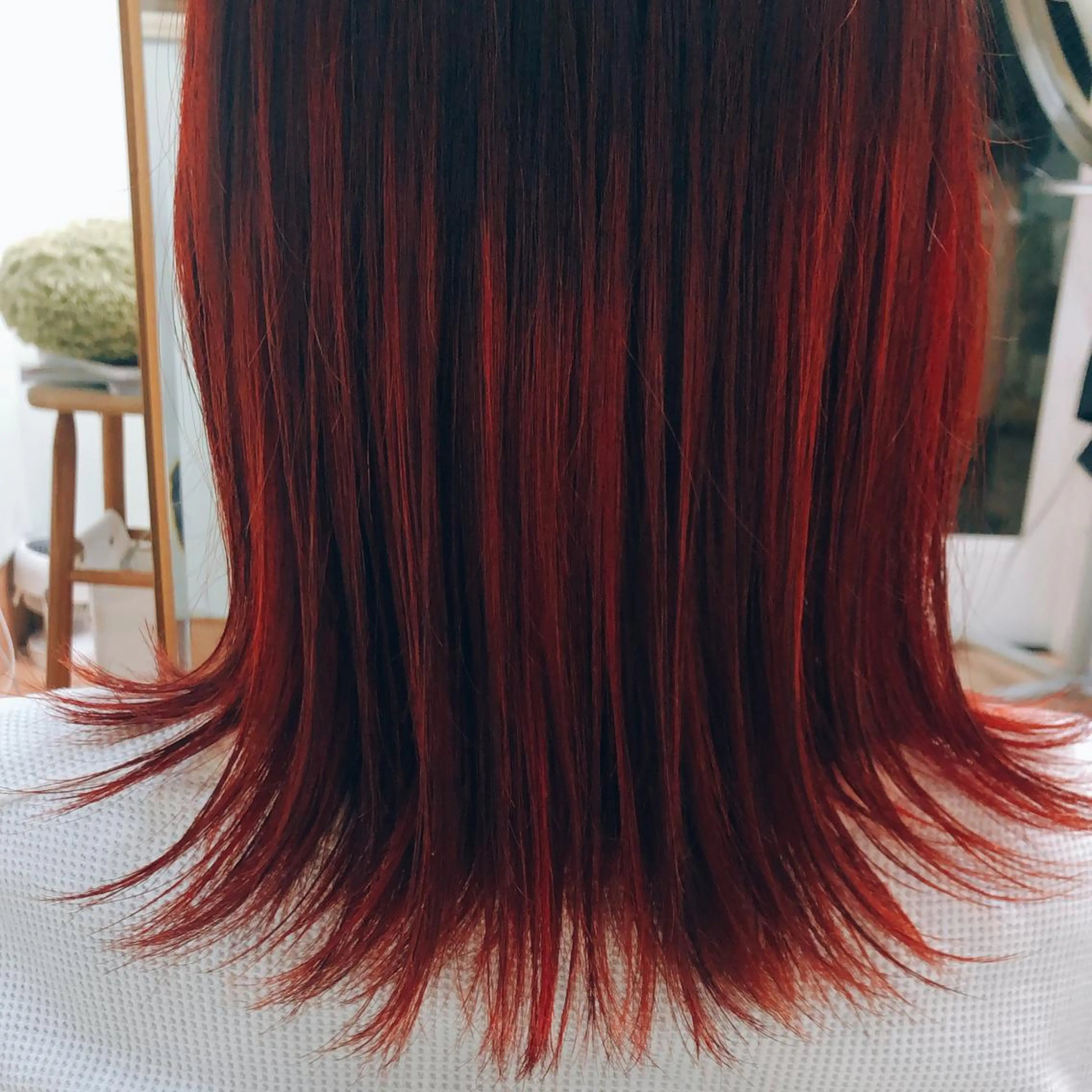 ミディアム カラー ヘアカラー トリートメント オオネザワ ユカのヘアスタイル