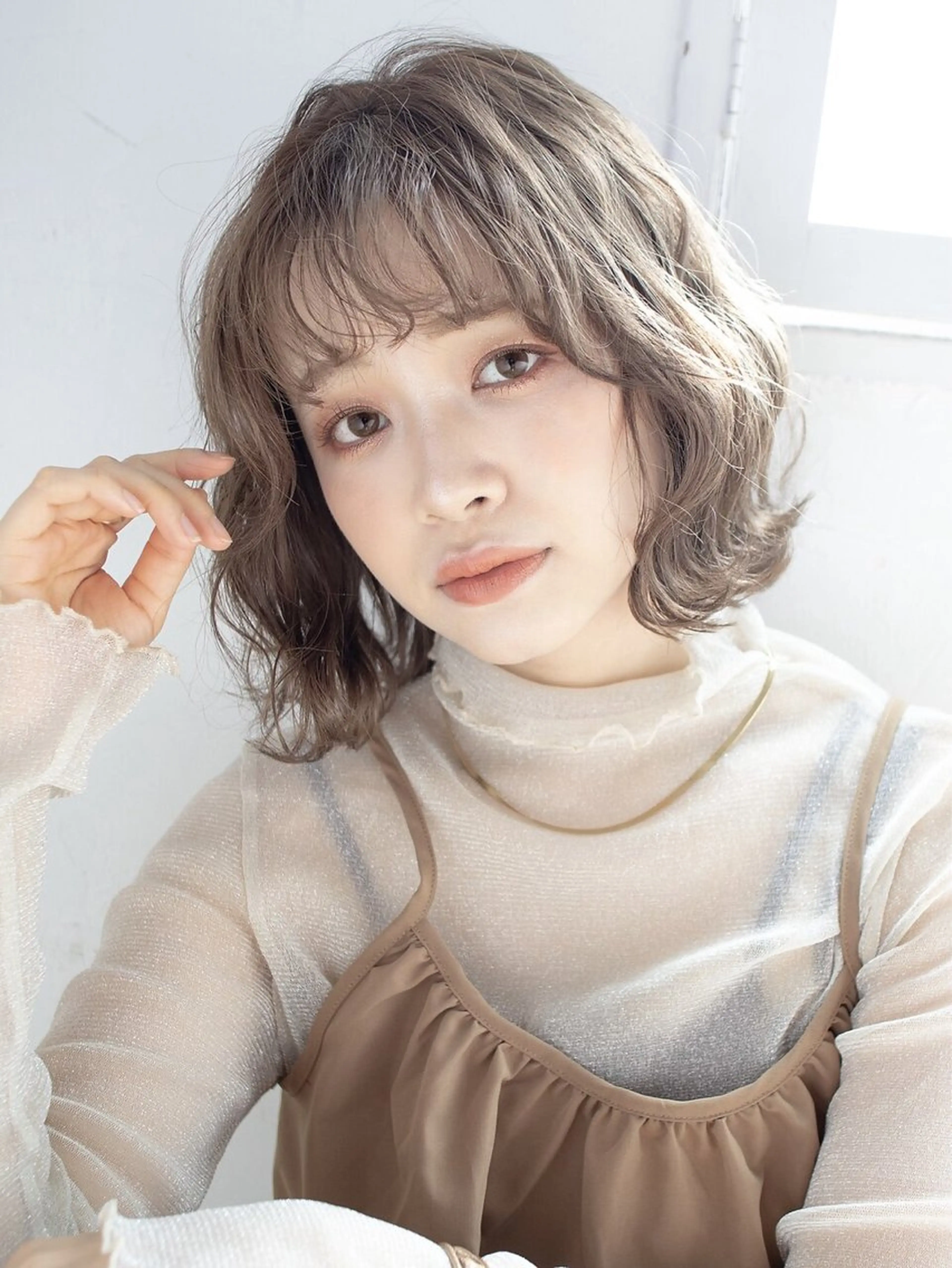 ミディアム カラー 田中 克弥のヘアスタイル