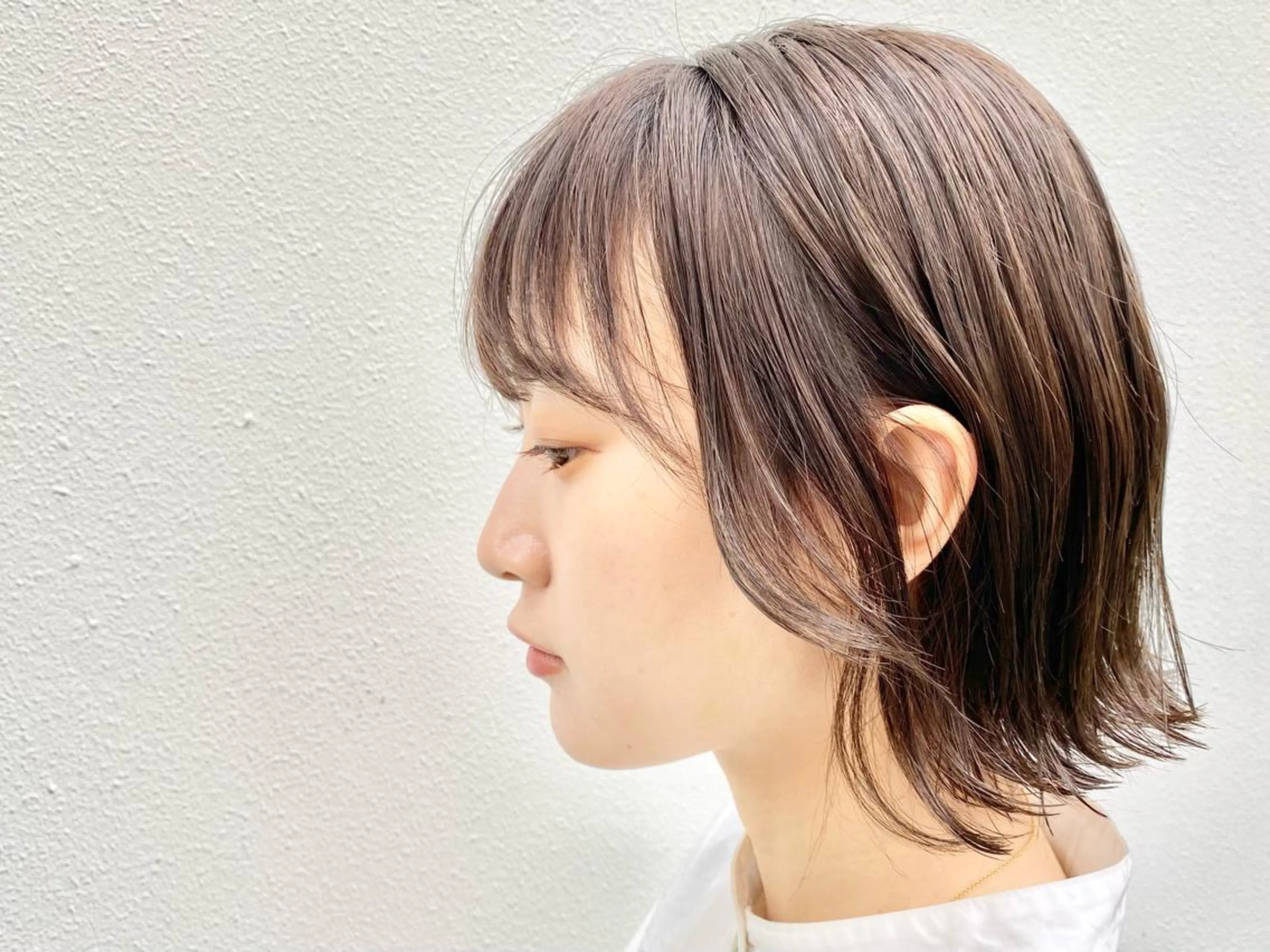 ショート カラー パーマ ヘアアレンジ ボブ 外ハネヘア 徳永 大樹のヘアスタイル