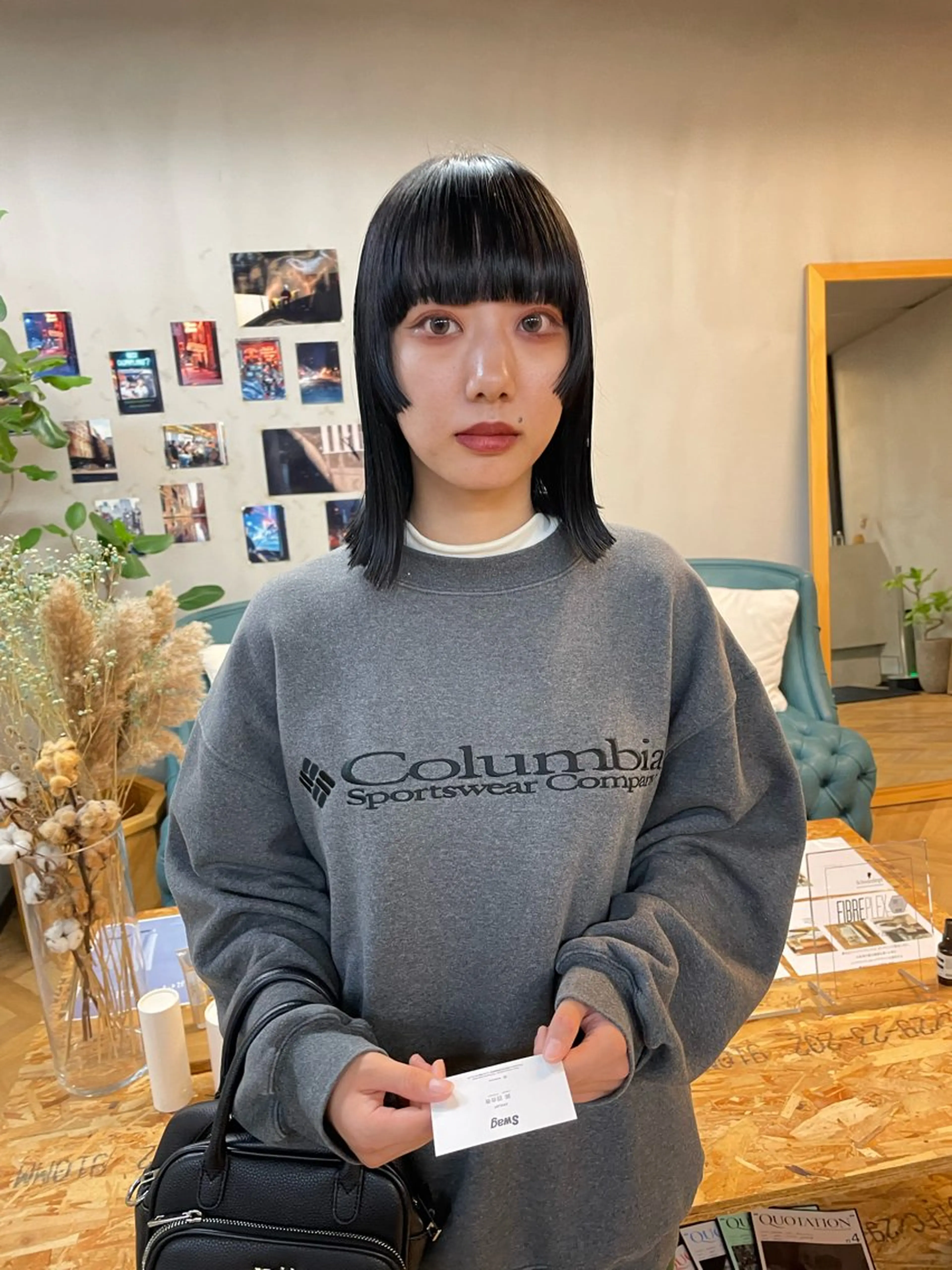 ミディアム カラー パーマ ヘアアレンジ メンズ tatsumi/ボブ ウルフ/レイヤーのヘアスタイル