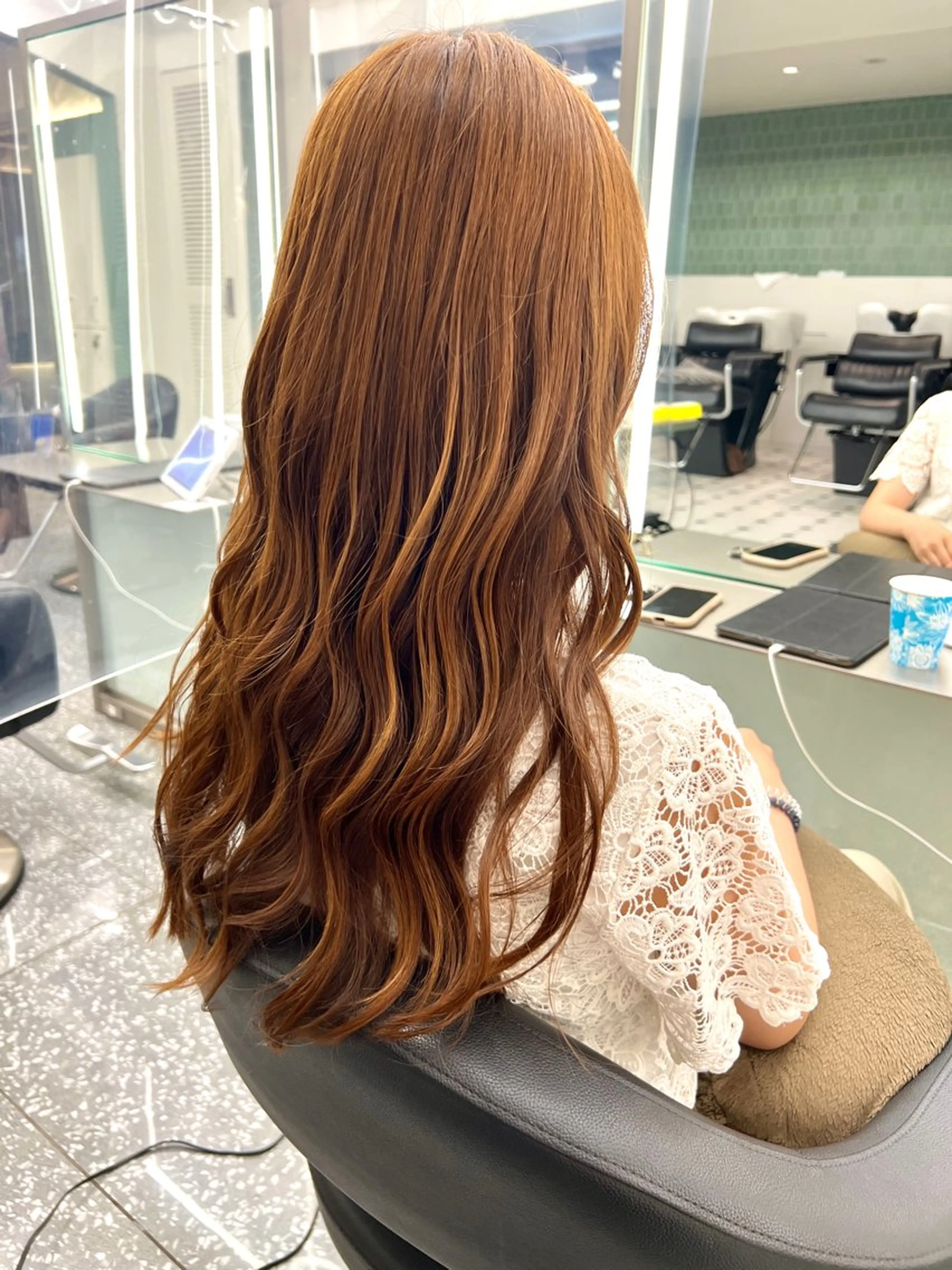 💙カット＋暖色艶カラー＋うる艶トリートメント💙の写真