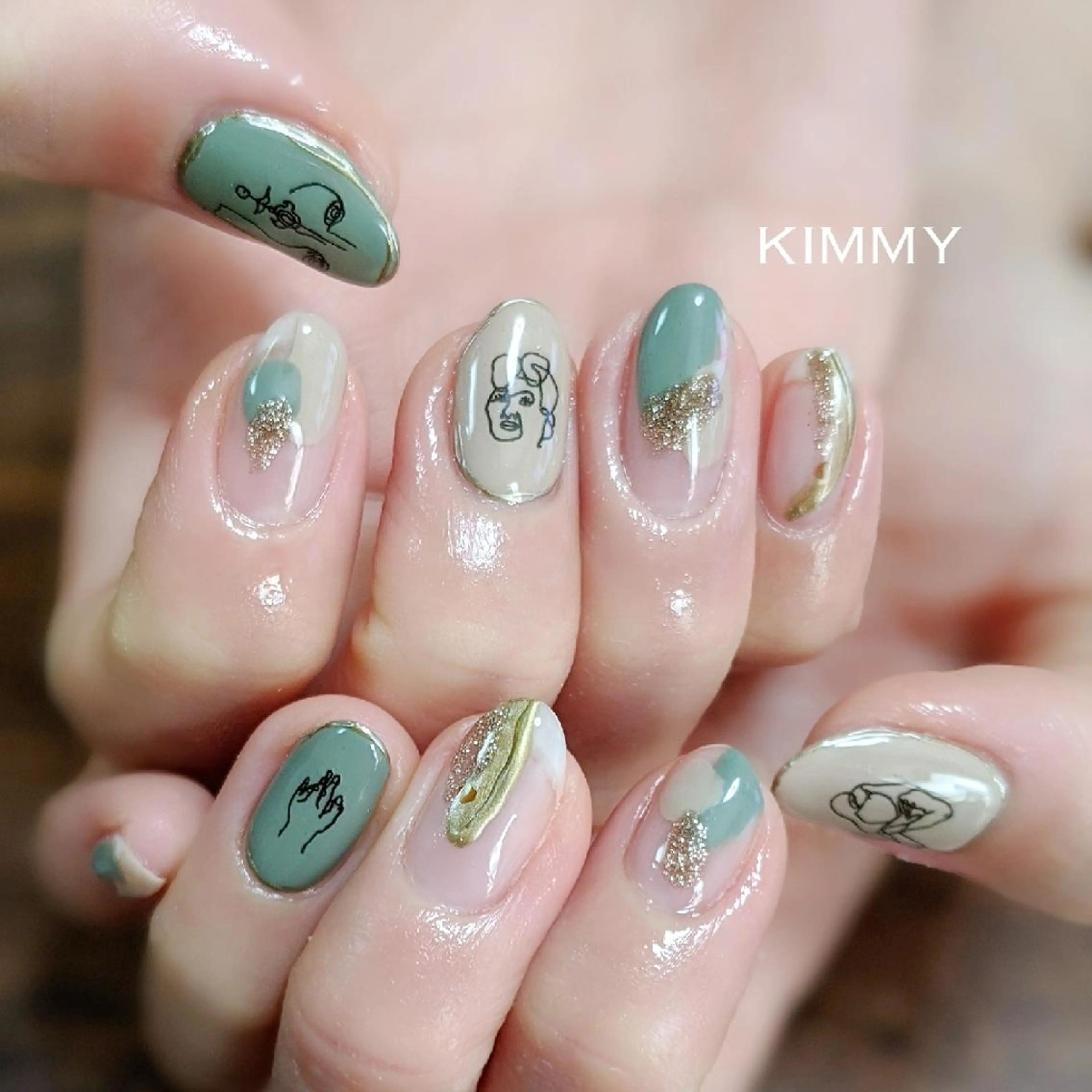 ネイル ハンドネイル kimmy nailsのネイルデザイン