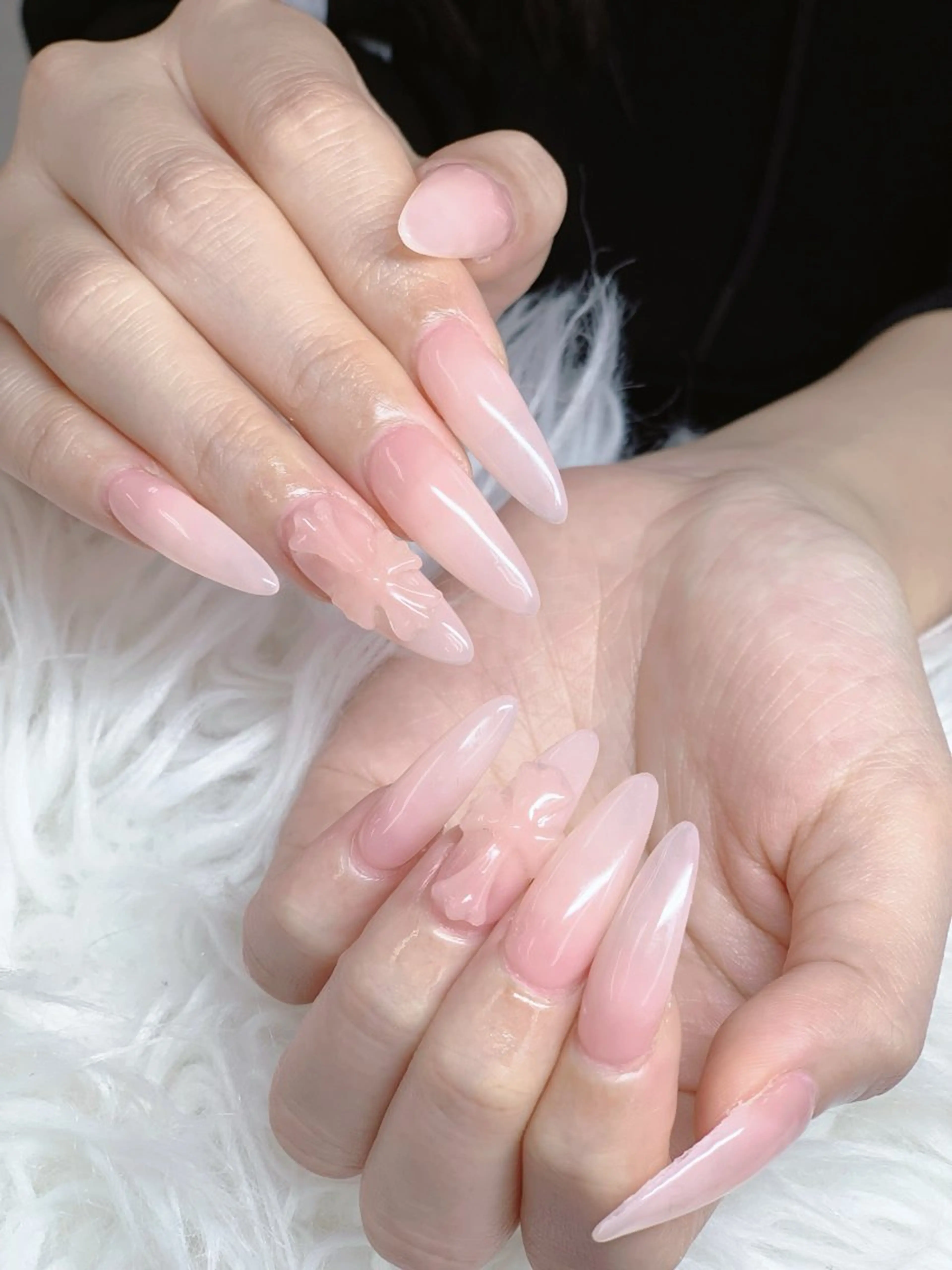 ネイル ハンドネイル ミン ゴテゴテネイルのネイルデザイン