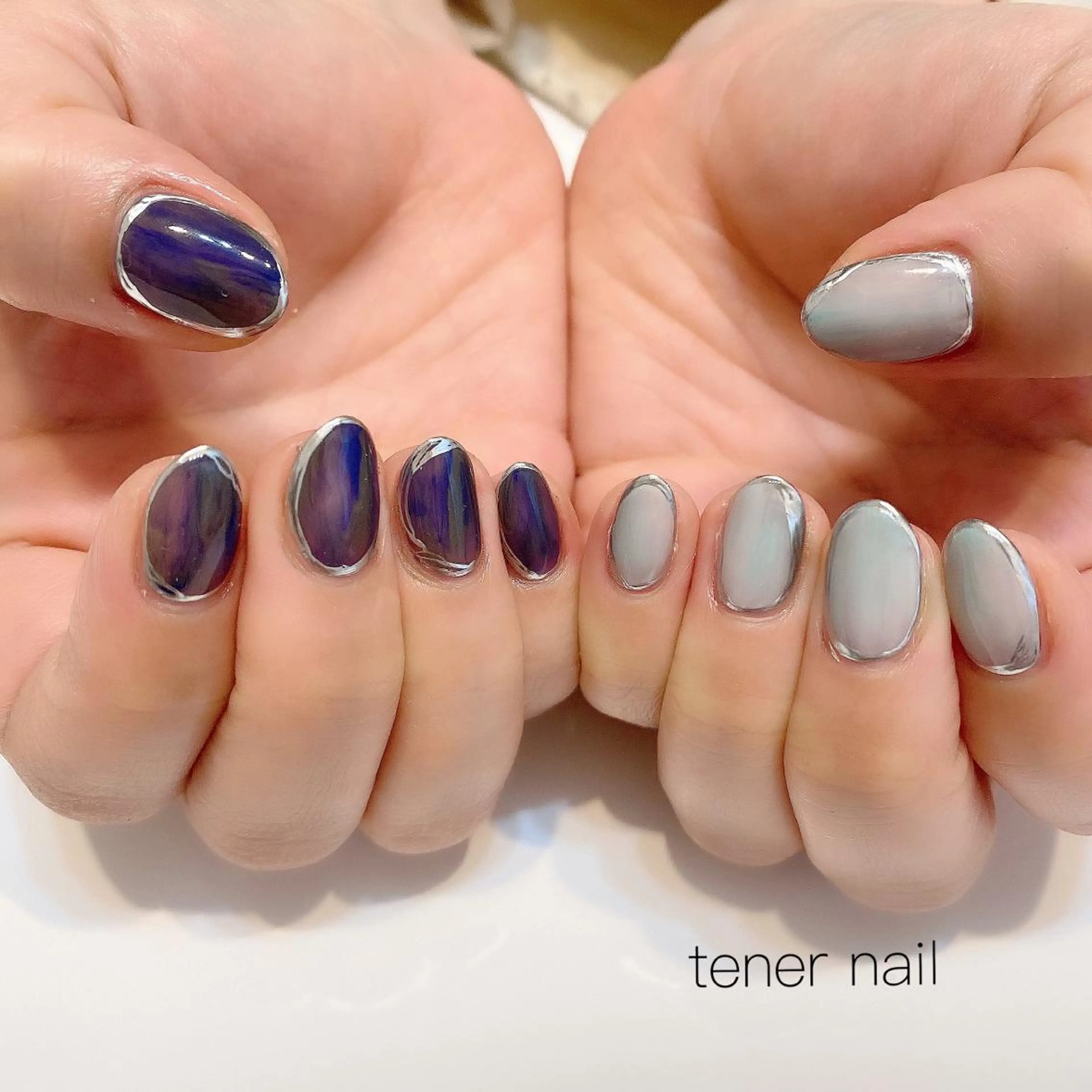 ネイル アートネイル ニュアンスネイル テネルネイル tener nailのネイルデザイン