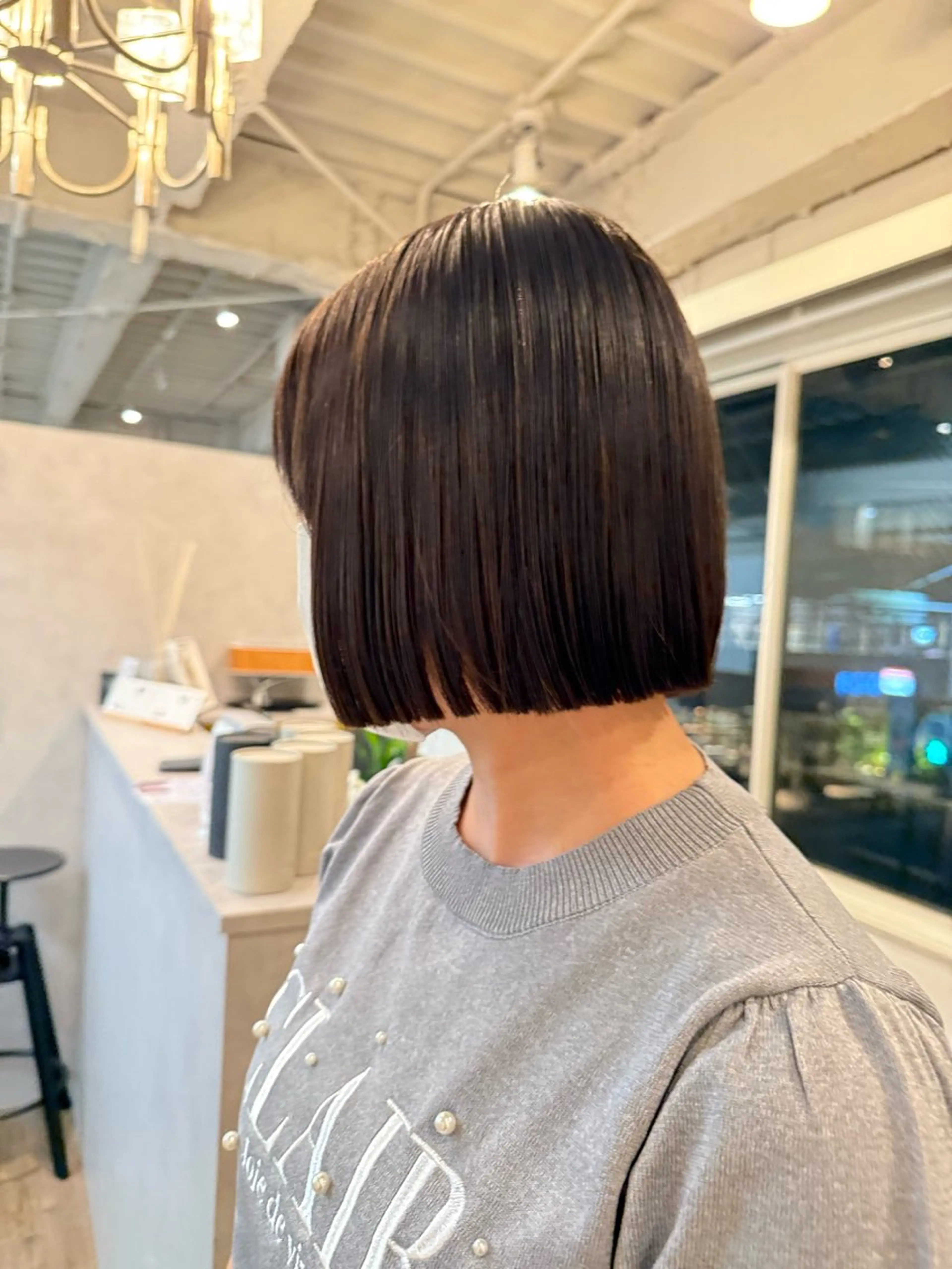 ショート バレイヤージュモデル 募集👒ヨンスクのヘアスタイル