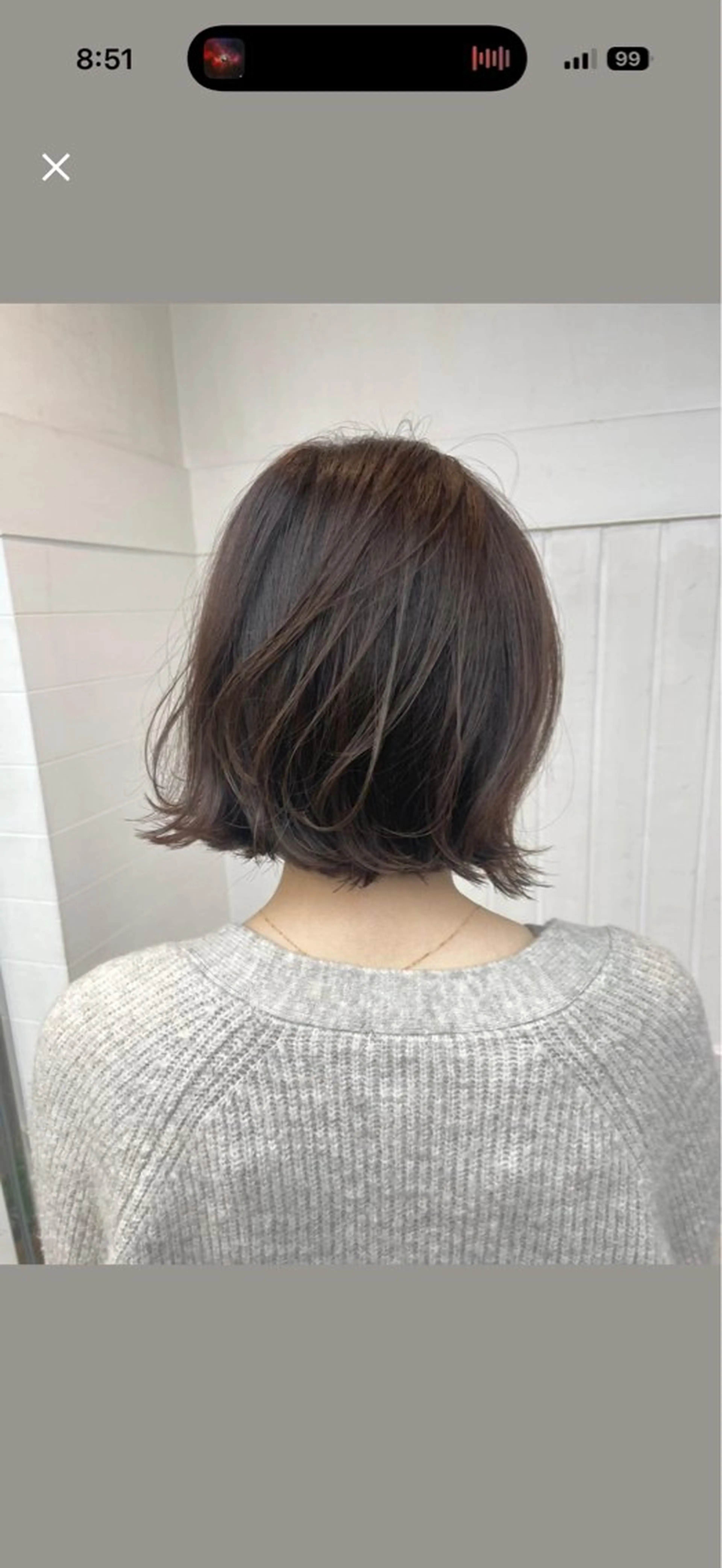 ショート レイヤーカット ローレイヤー カット ヘアカラー トリートメント ヘッドスパ ヘアセット 盛れる艶カラー× レイヤーカット/咲来のヘアスタイル