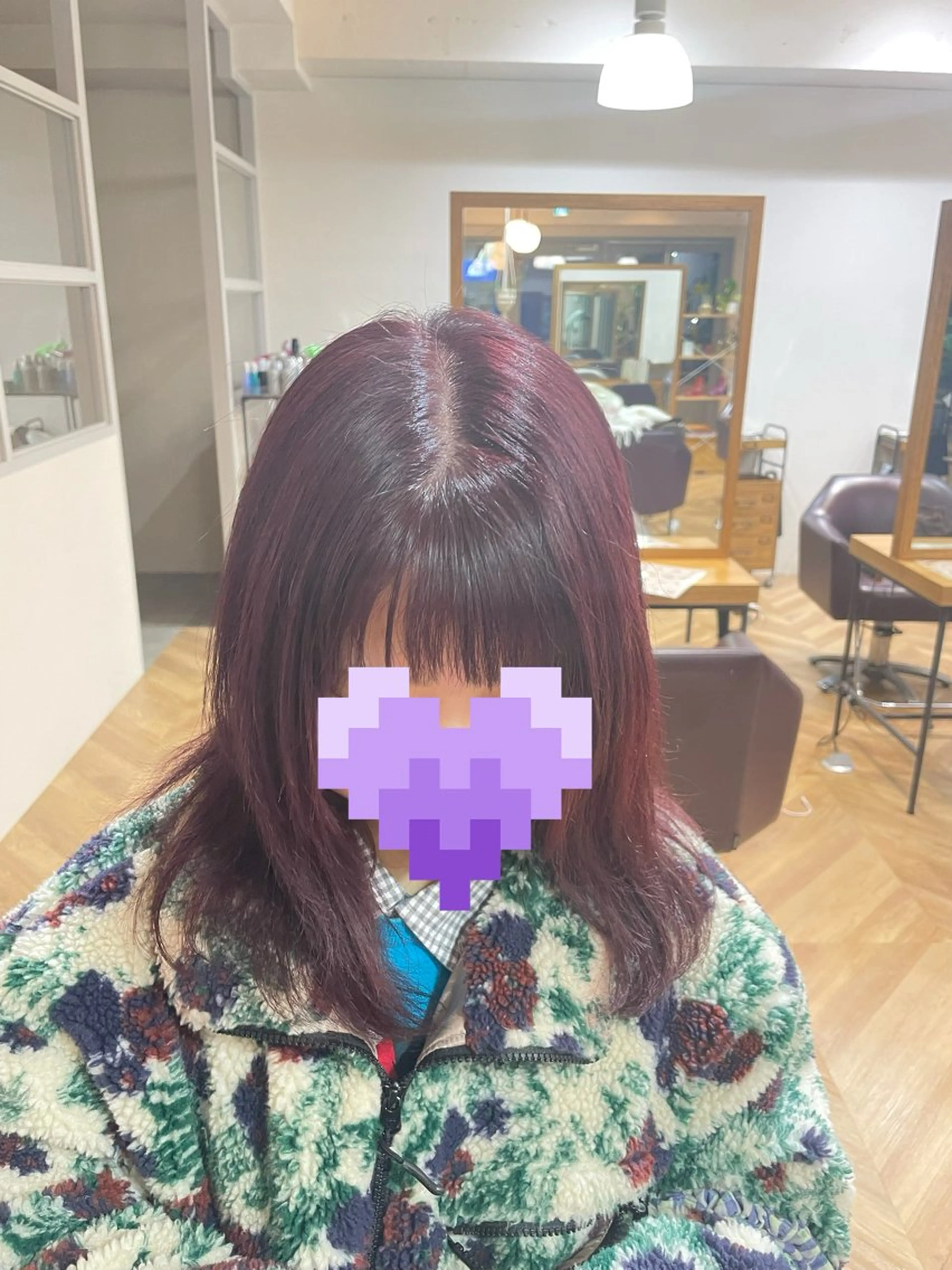 ミディアム 土橋 香のヘアスタイル